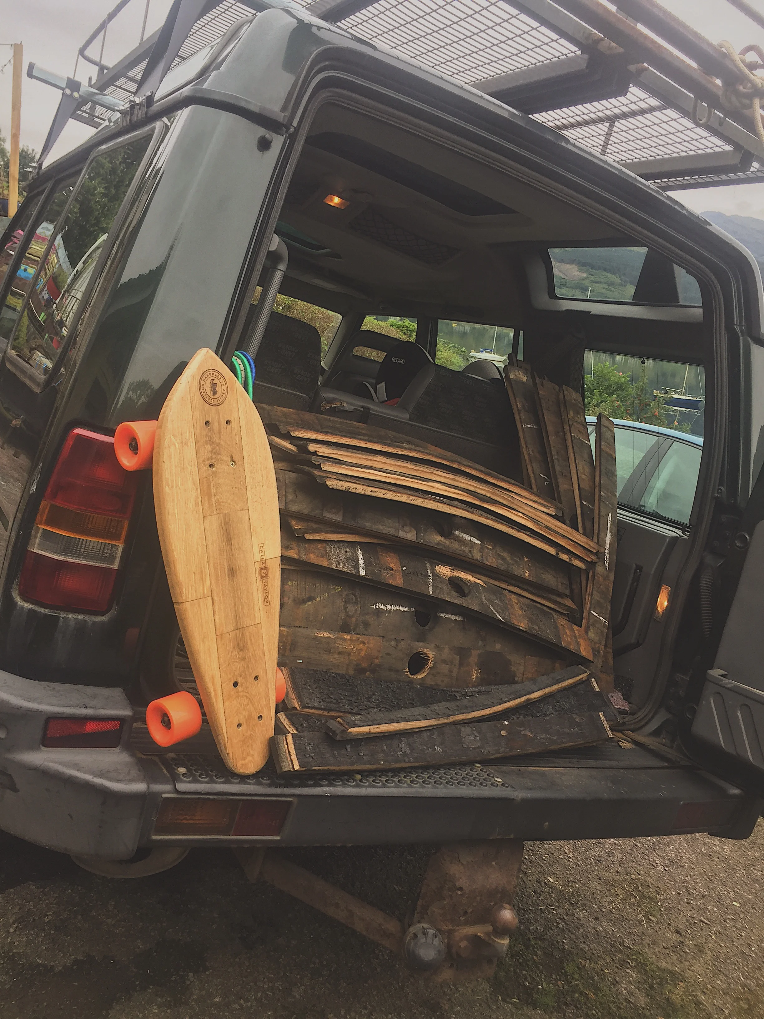 Lagavulin & Oban Whisky Barrel Longboards