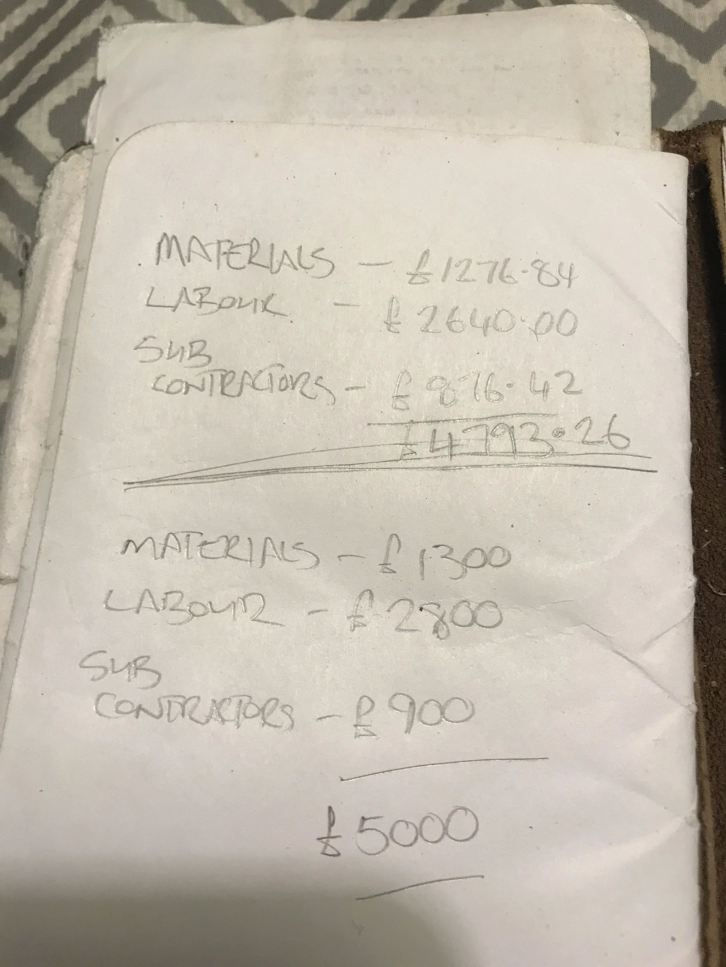 I don't give quotes to the nearest pence?!