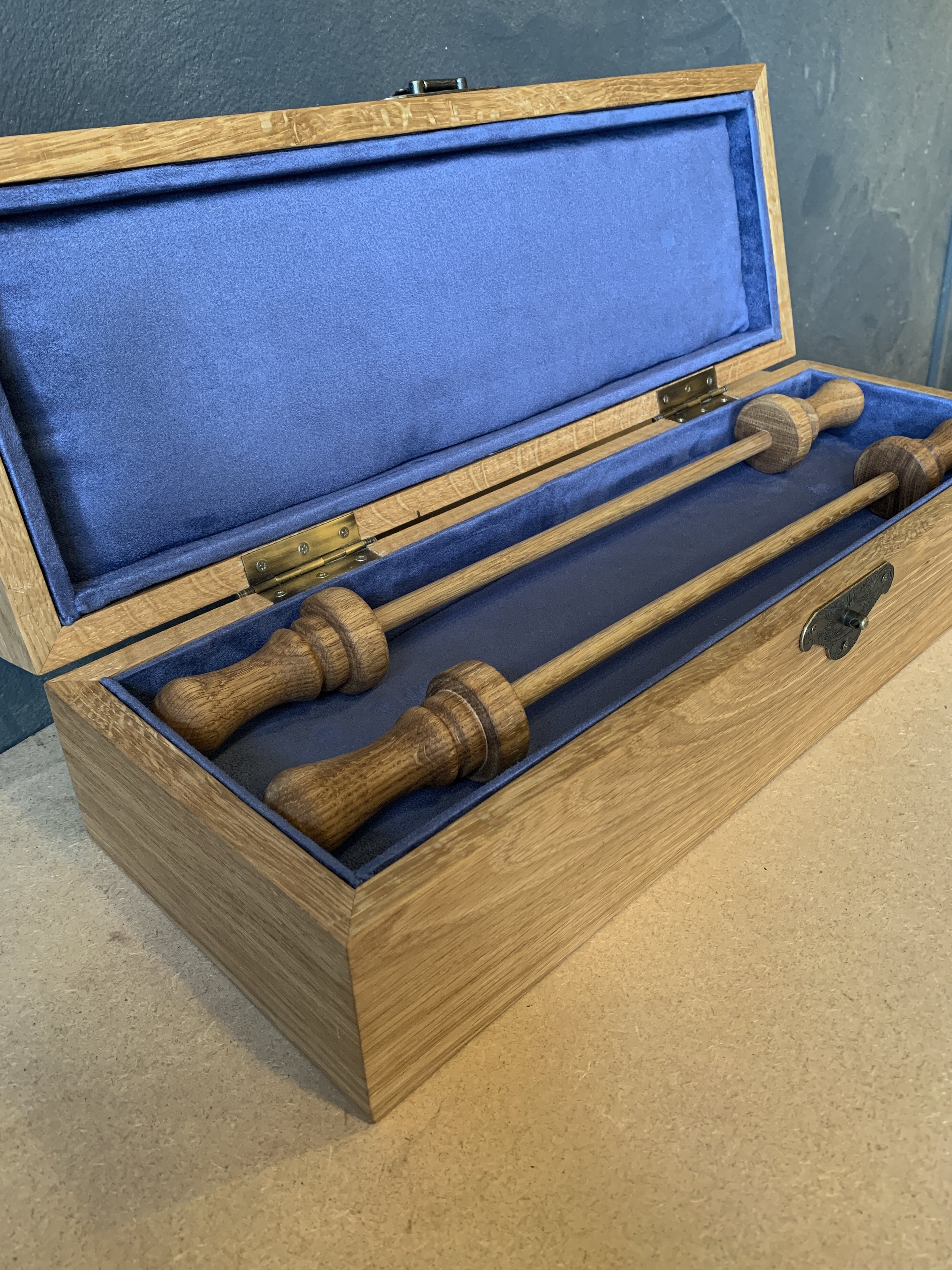 An oak box &amp; Scrolls