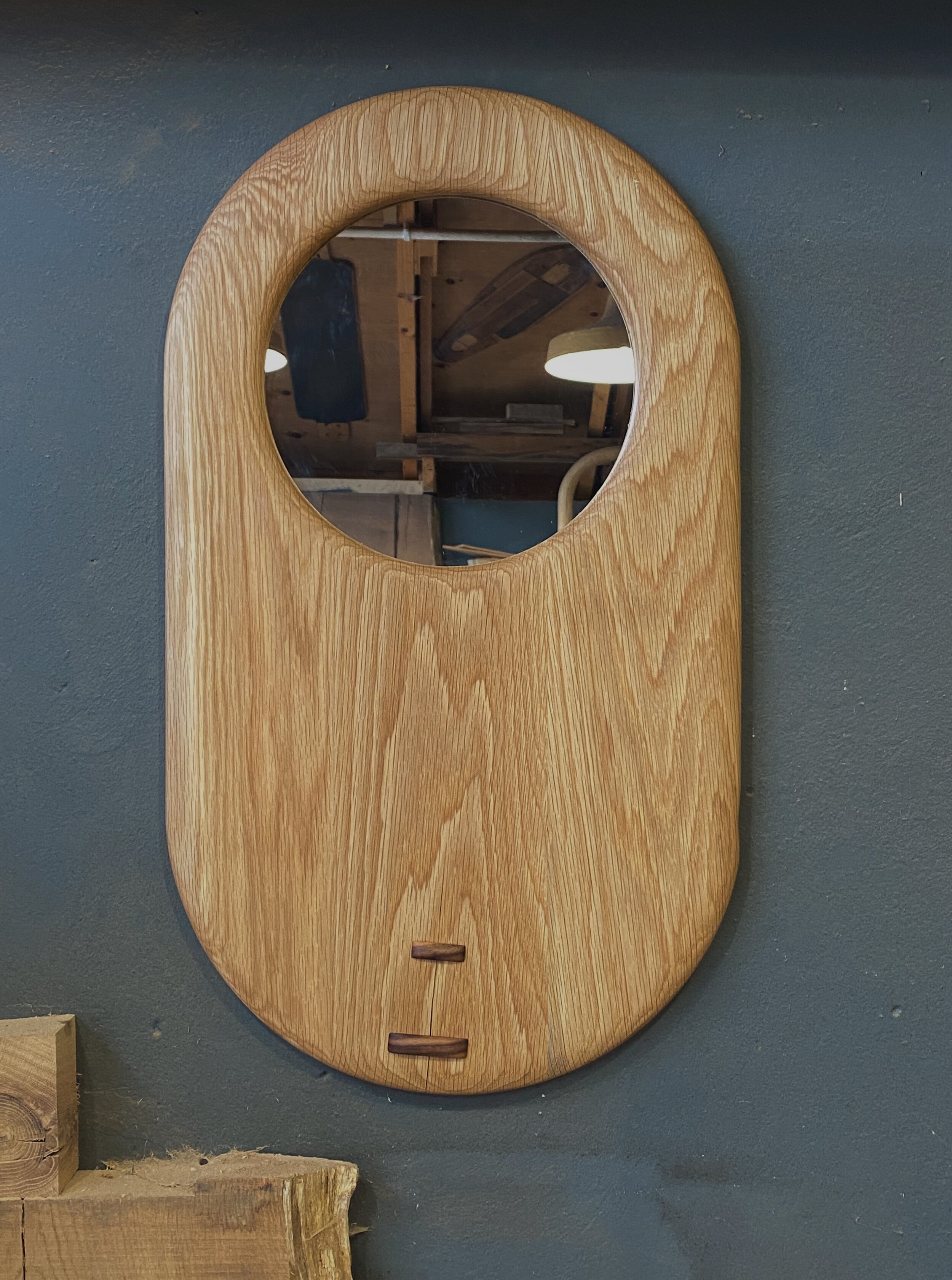 An Oak Mirror