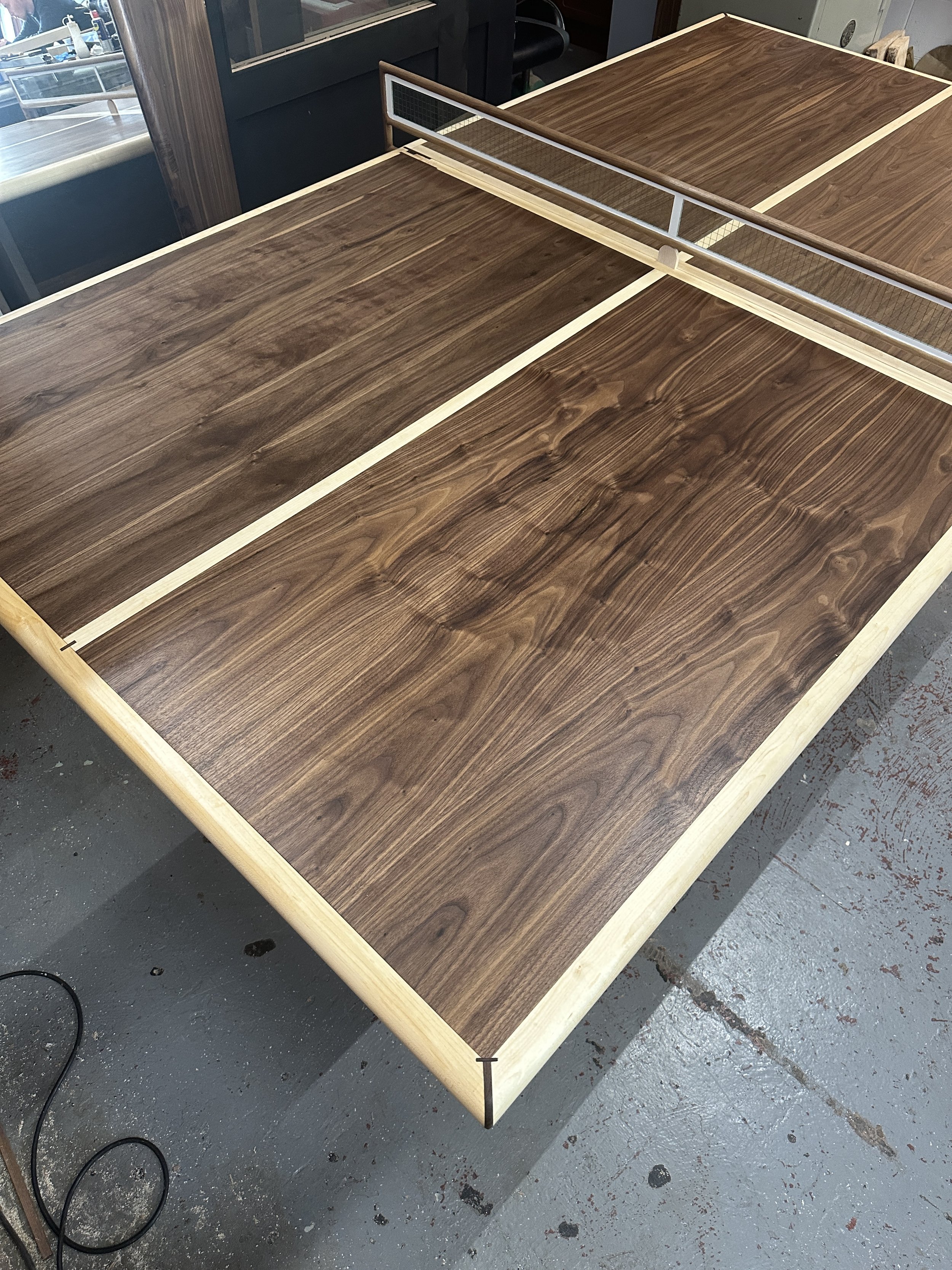 Finished the ping pong table