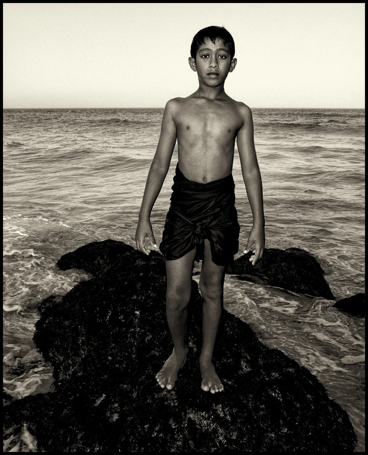 Salim , the fisherman boy, Ras al Hadd 2011.