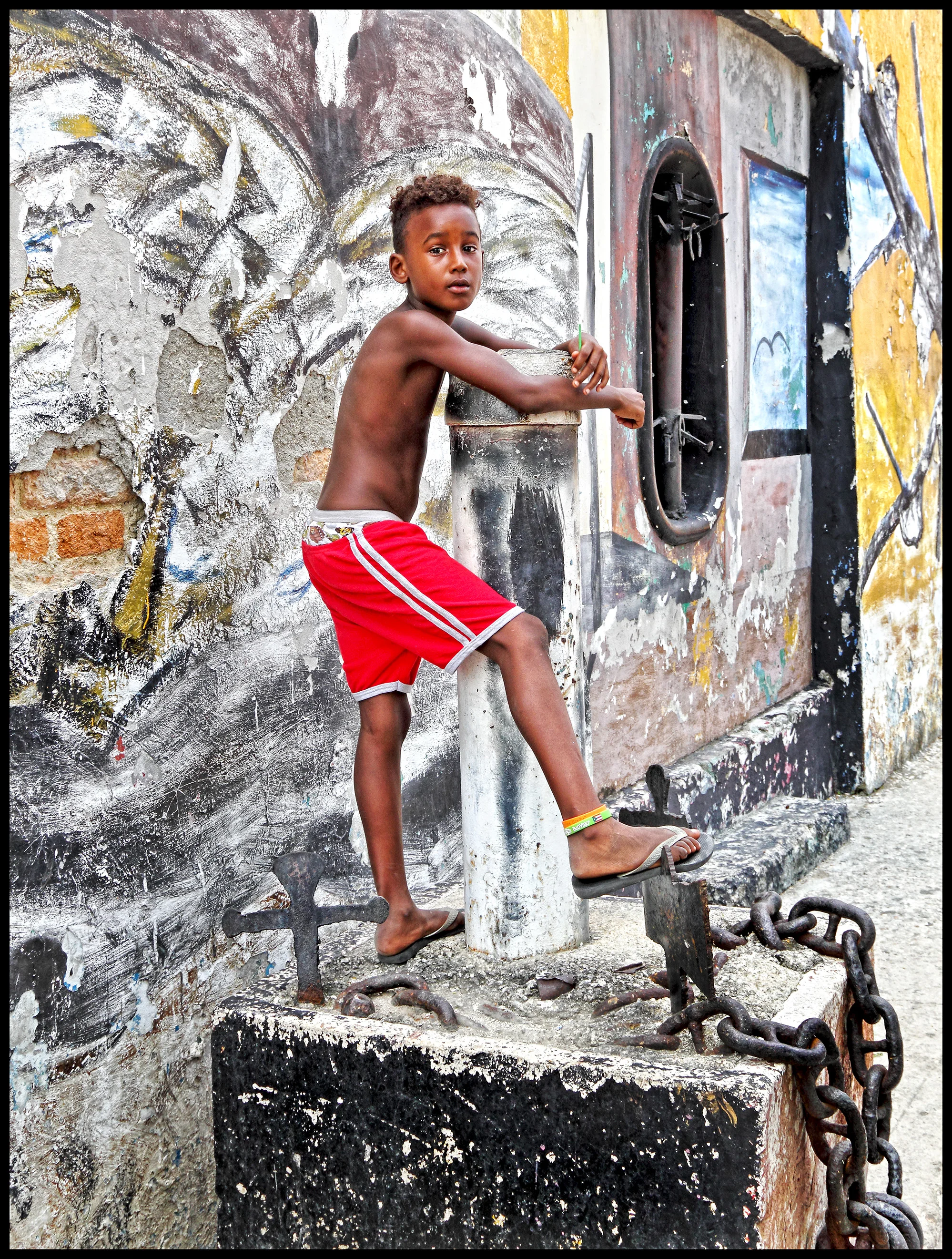 Young boy at Cayo Hueso , Havana 2016.