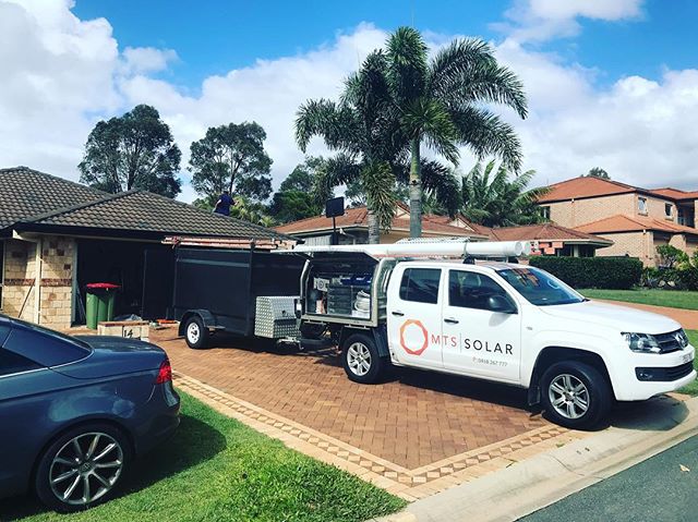 Showing of the new car signage at today&rsquo;s solar job. Looking sharp ..