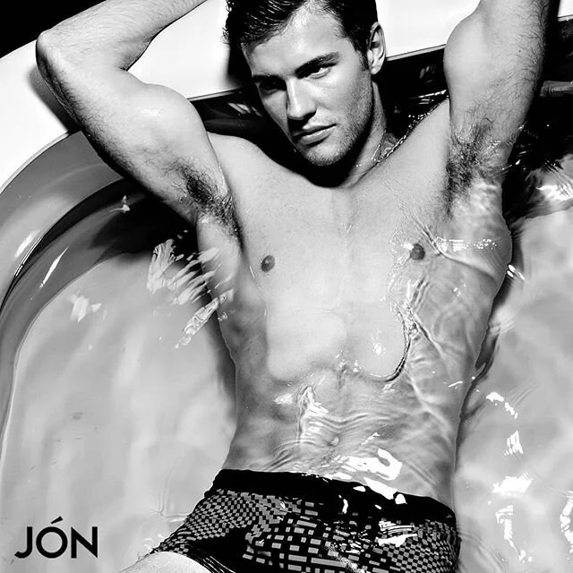 J&Oacute;N @jonmagazine turned 7 year old this month, a look back at the slippery summer issue #1 #MAN 
Photographer Leigh Keily @leighkeily 
Stylist Stephen Conway 
Model Sam Moore

Wearing @speedo