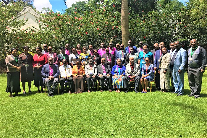 Bishops and spouses who participated in the CAPA orientation in Kenya