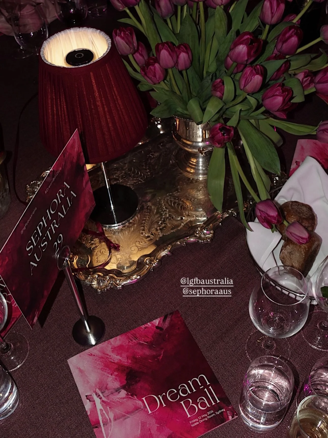 A vibe for @lgfbaustralia 🥀

Together with the LGFB team, we decided on Moonlit Oplulence for the Dream Ball theme this year.

"Moonlit Opulence reflects the journey from darkness into light, echoing the emotional experience of many people supp