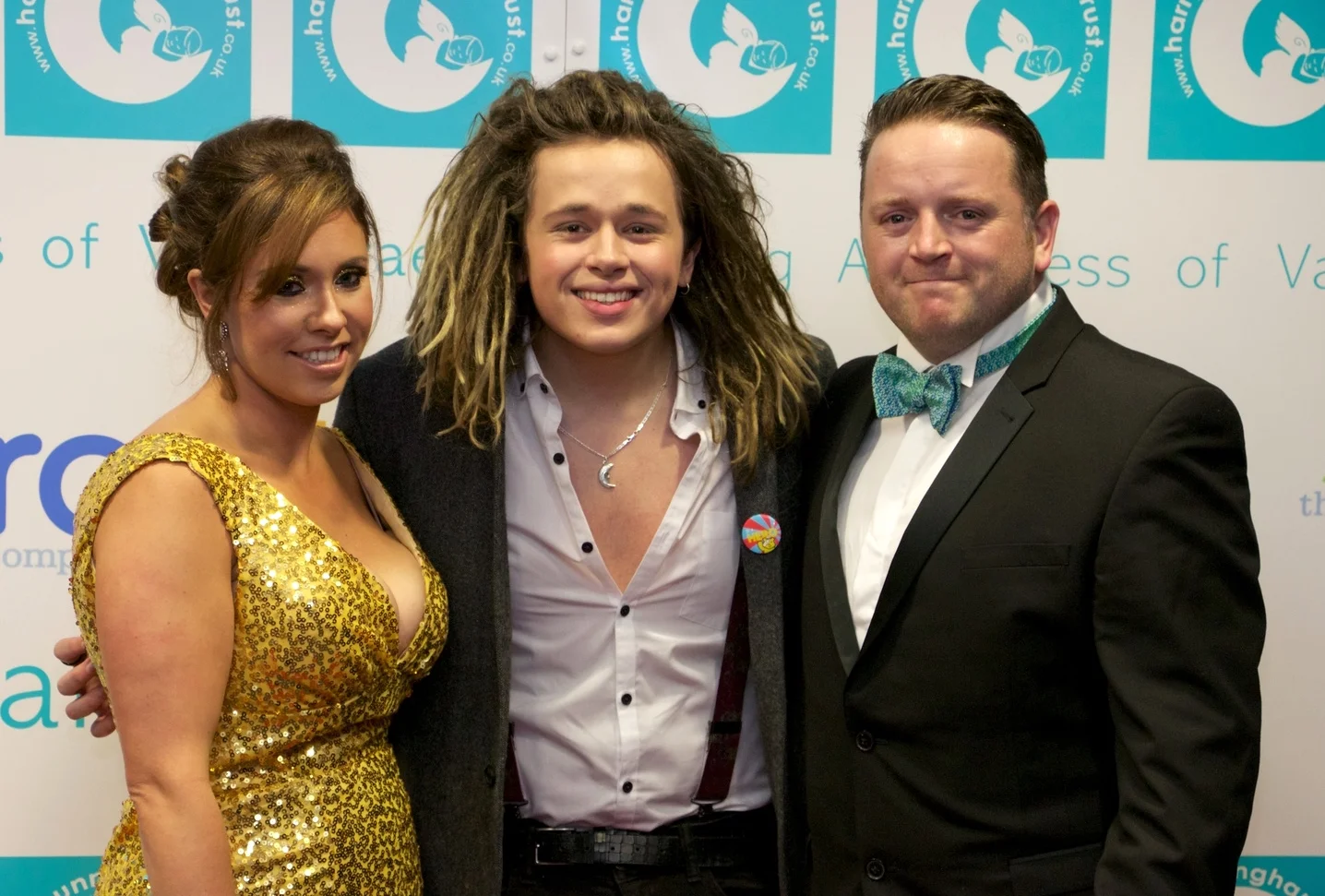Niki and Jamie Cunningham with Luke friend