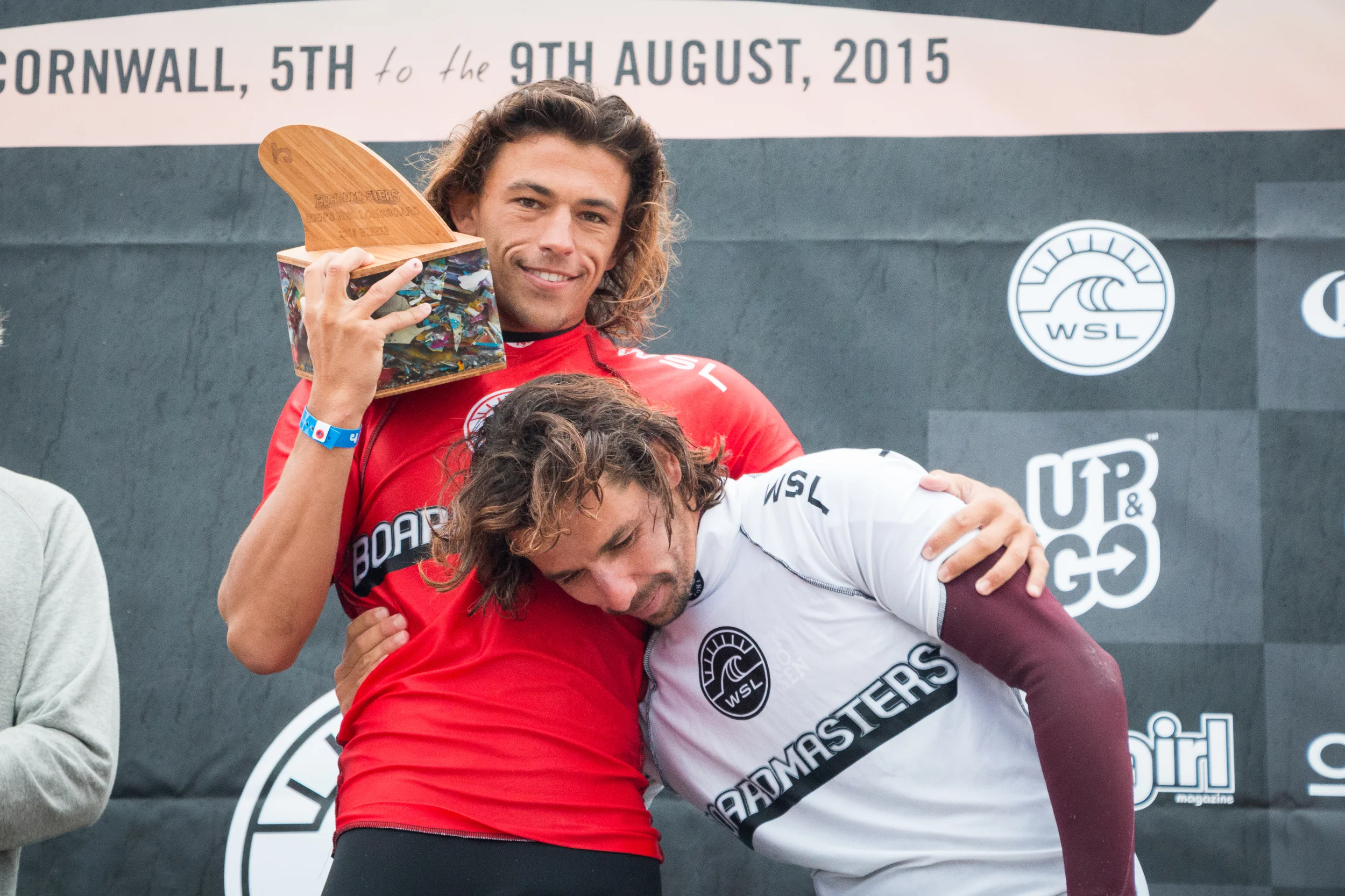 Boardmasters Mens Final Podium