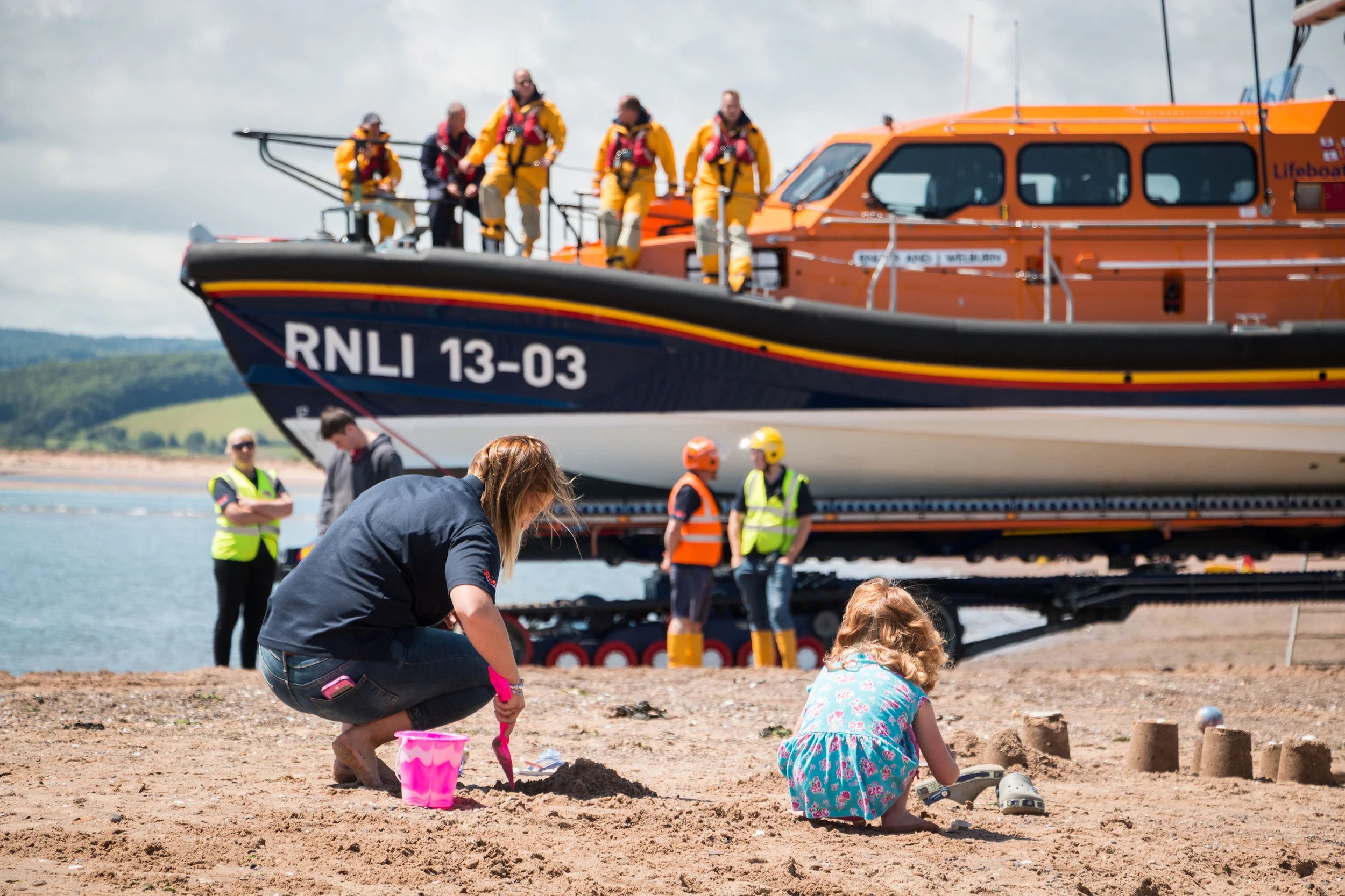 Exmouth RNLI - Sandcastles 