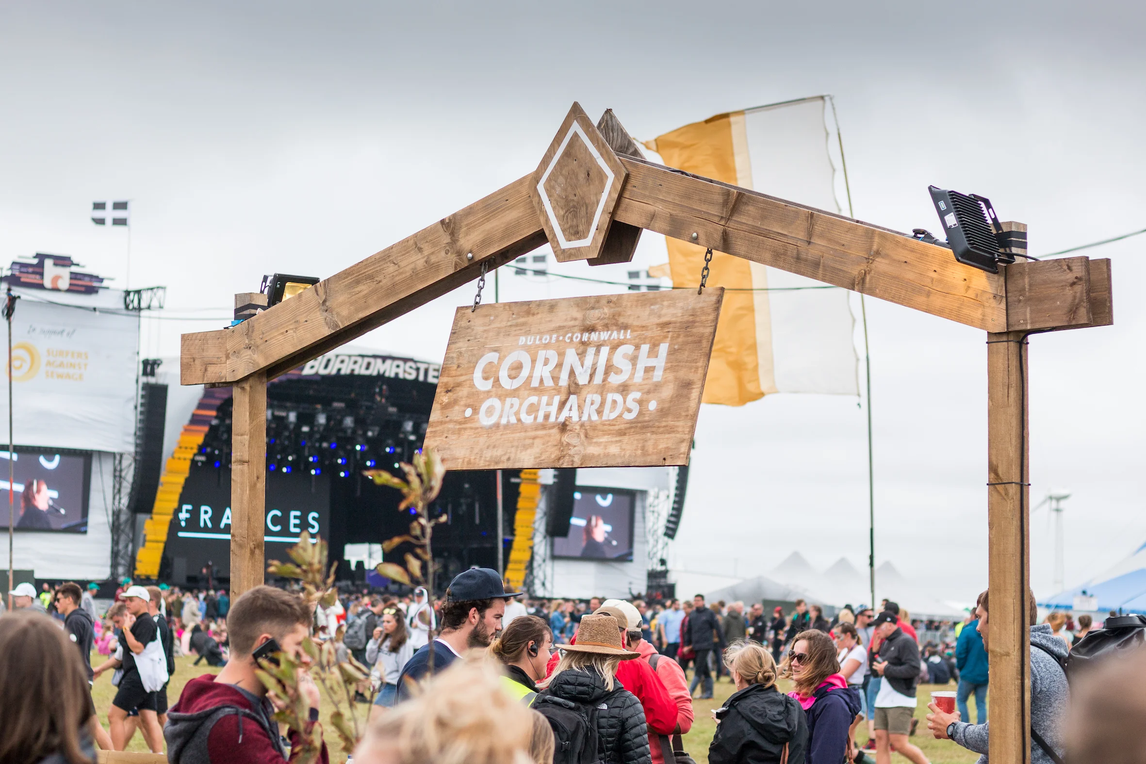 Cornish Orchards - View To Main Stage