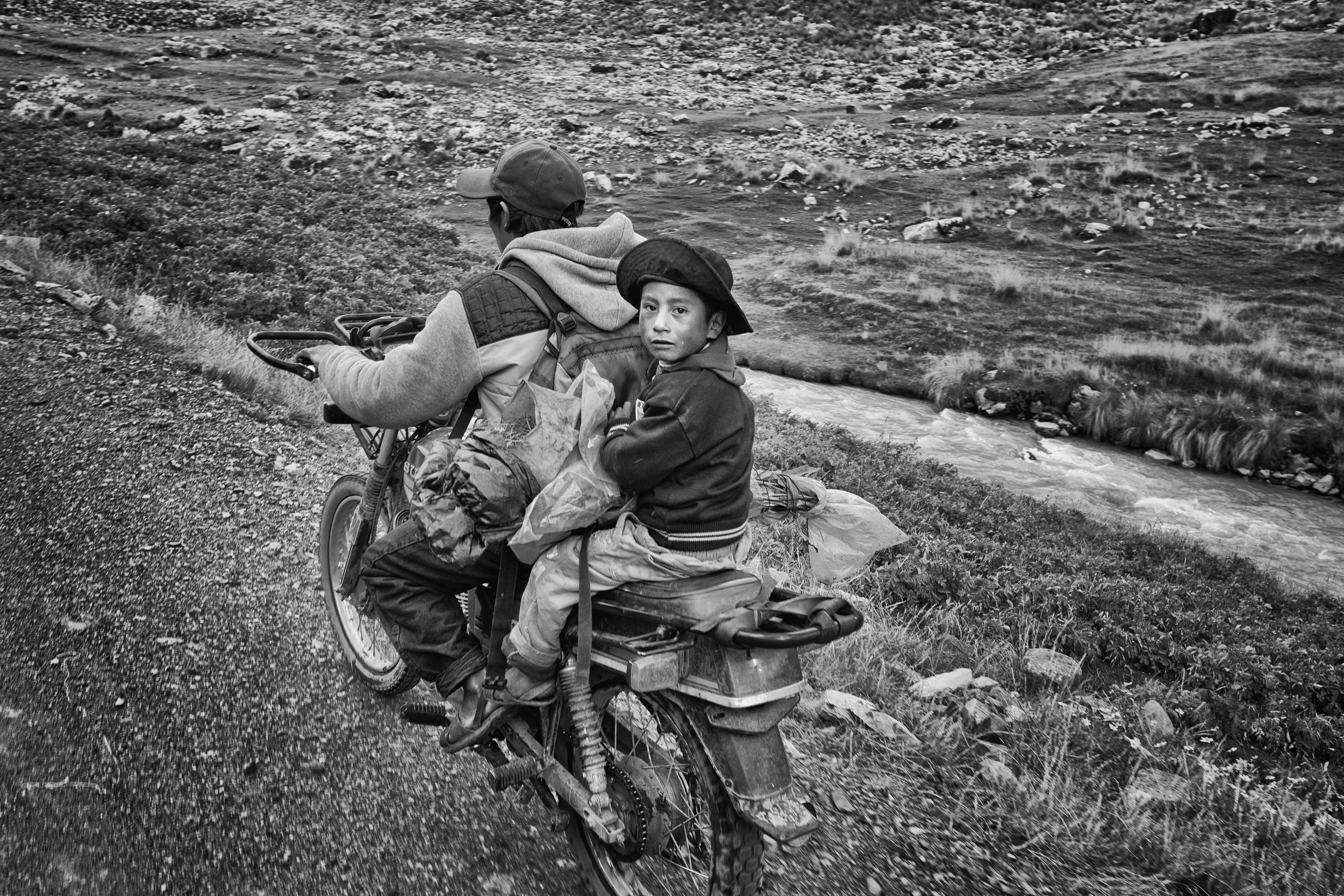 Schoolbus, Peruvian Andes, 2016
