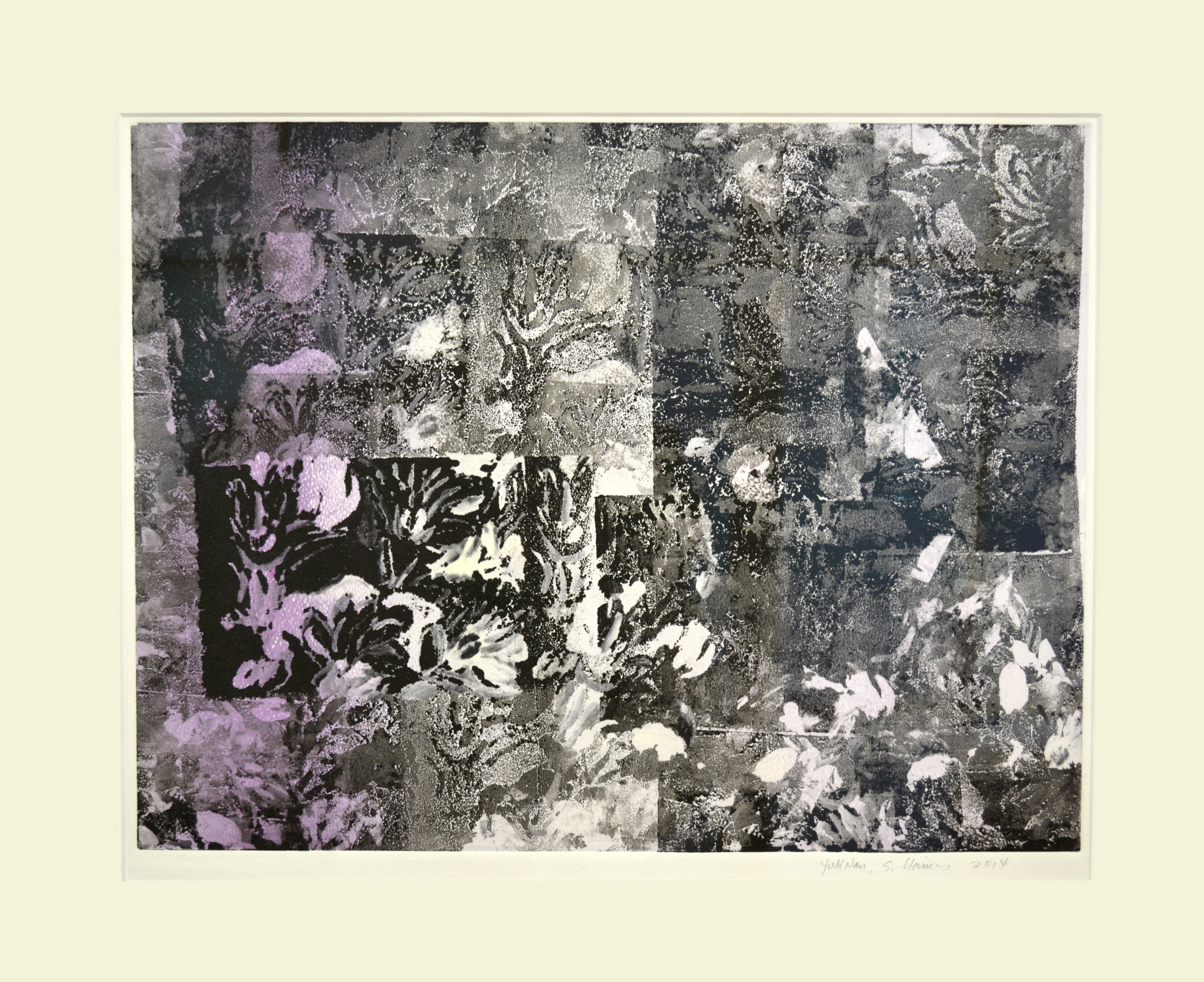 Purple Woods (2015) monoprint