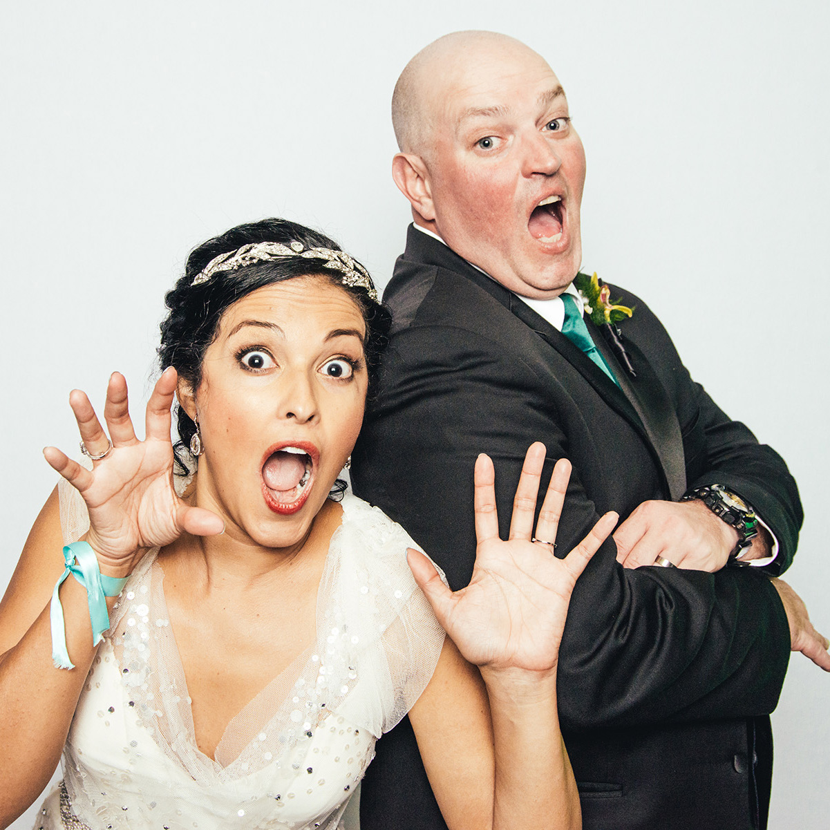 "Joe was great getting everyone to let loose and take really funny photos. I would highly recommend OFTB to anyone thinking of using a photo booth-type service. Most of my friends have said they want Joe's contact when they are planning their weddings."
