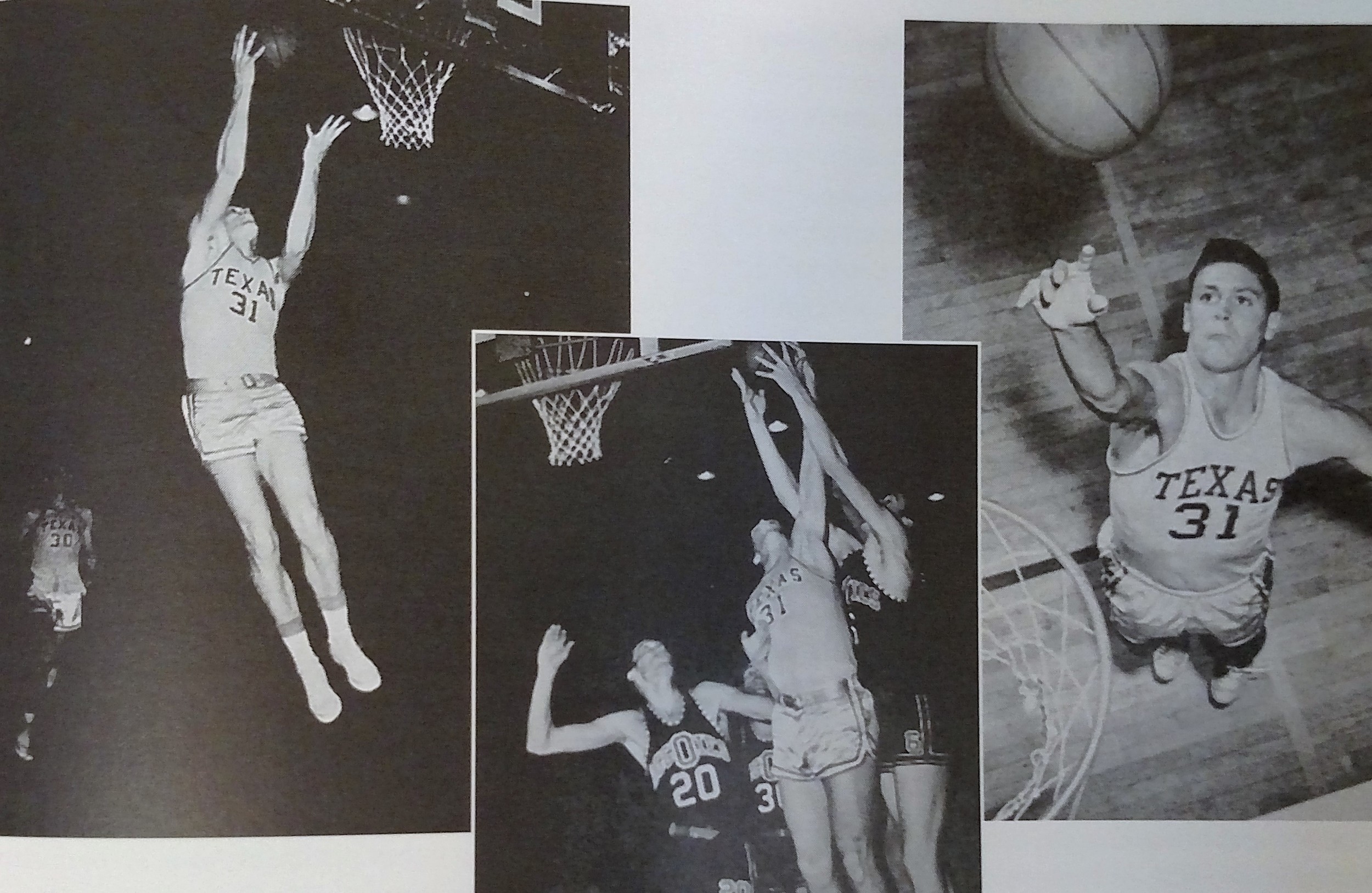 Raymond Downs still holds the record of 26.4 points per game average for a season . He is the first Longhorn ever drafted by the NBA