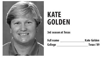 Kate Golden - Associate Head Coach