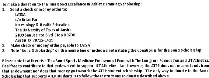Tina Bonci Excellence in Athletic Training Scholarship .jpg