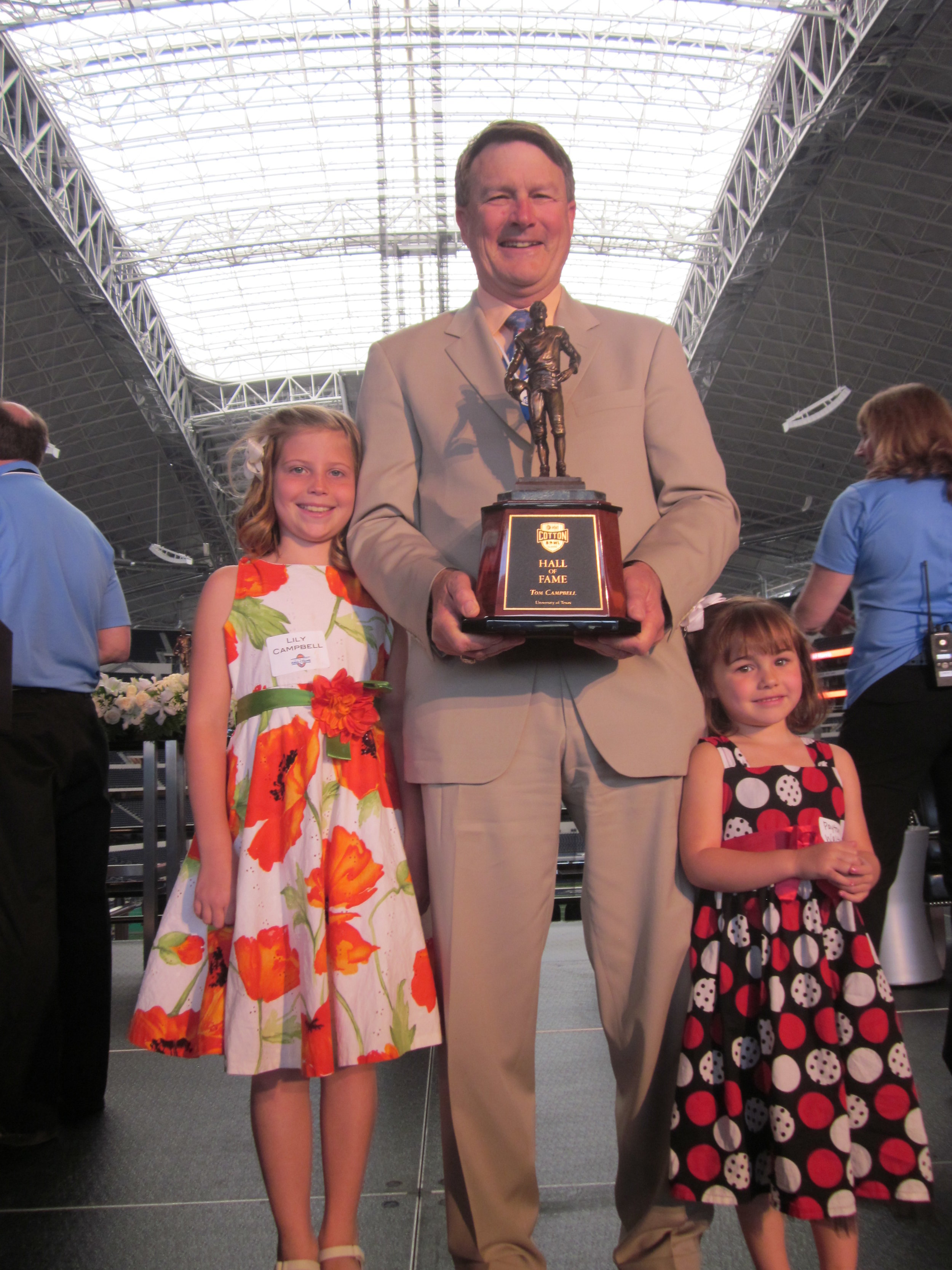 Tom Campbell's induction into the Cotton Bowl Hall of Fame