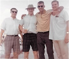 1963 @ Texas Phil Harris, Tommy Nobis, Diron Talbert, Pete Lammons 