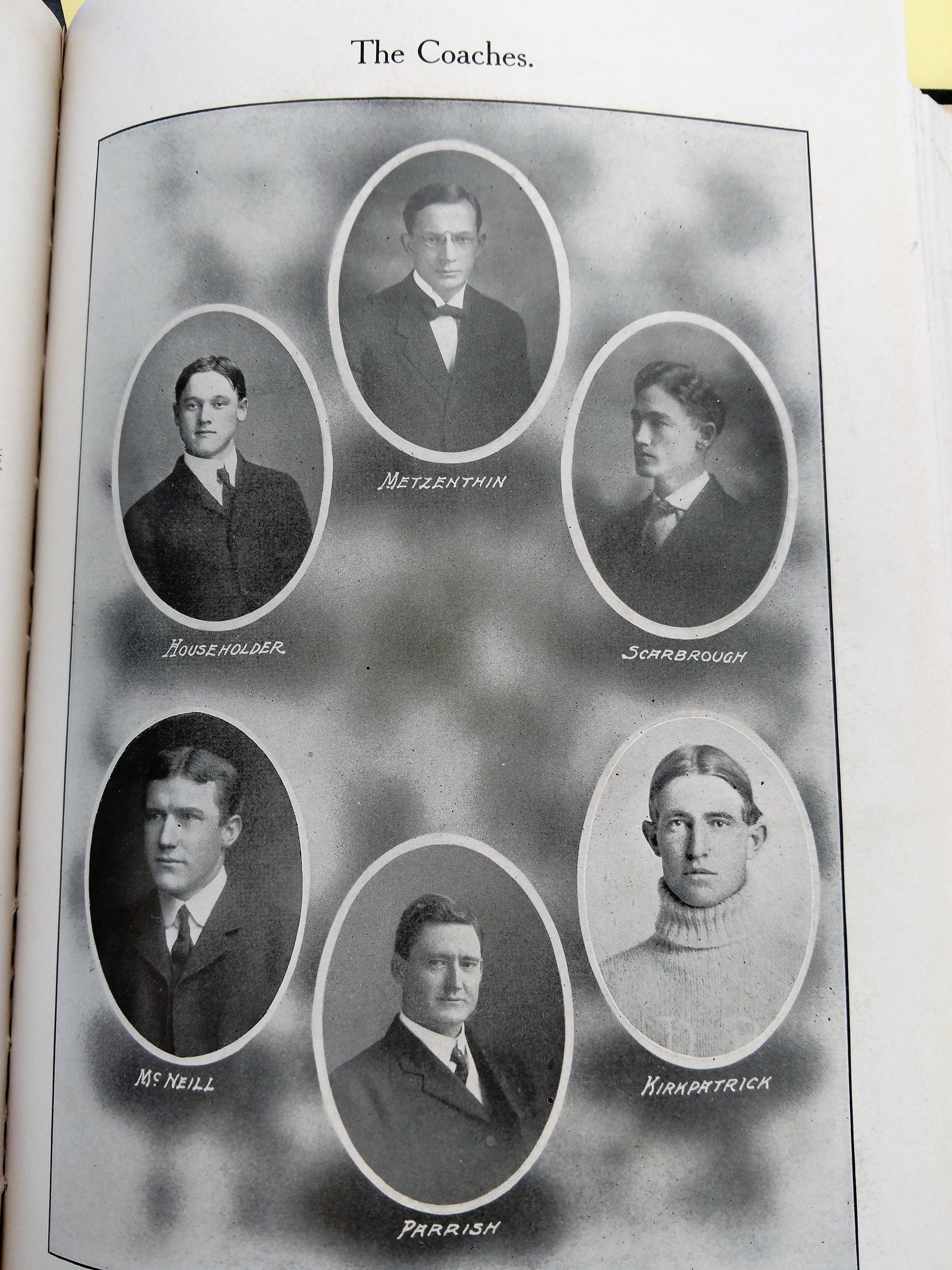 1908 coaching staff