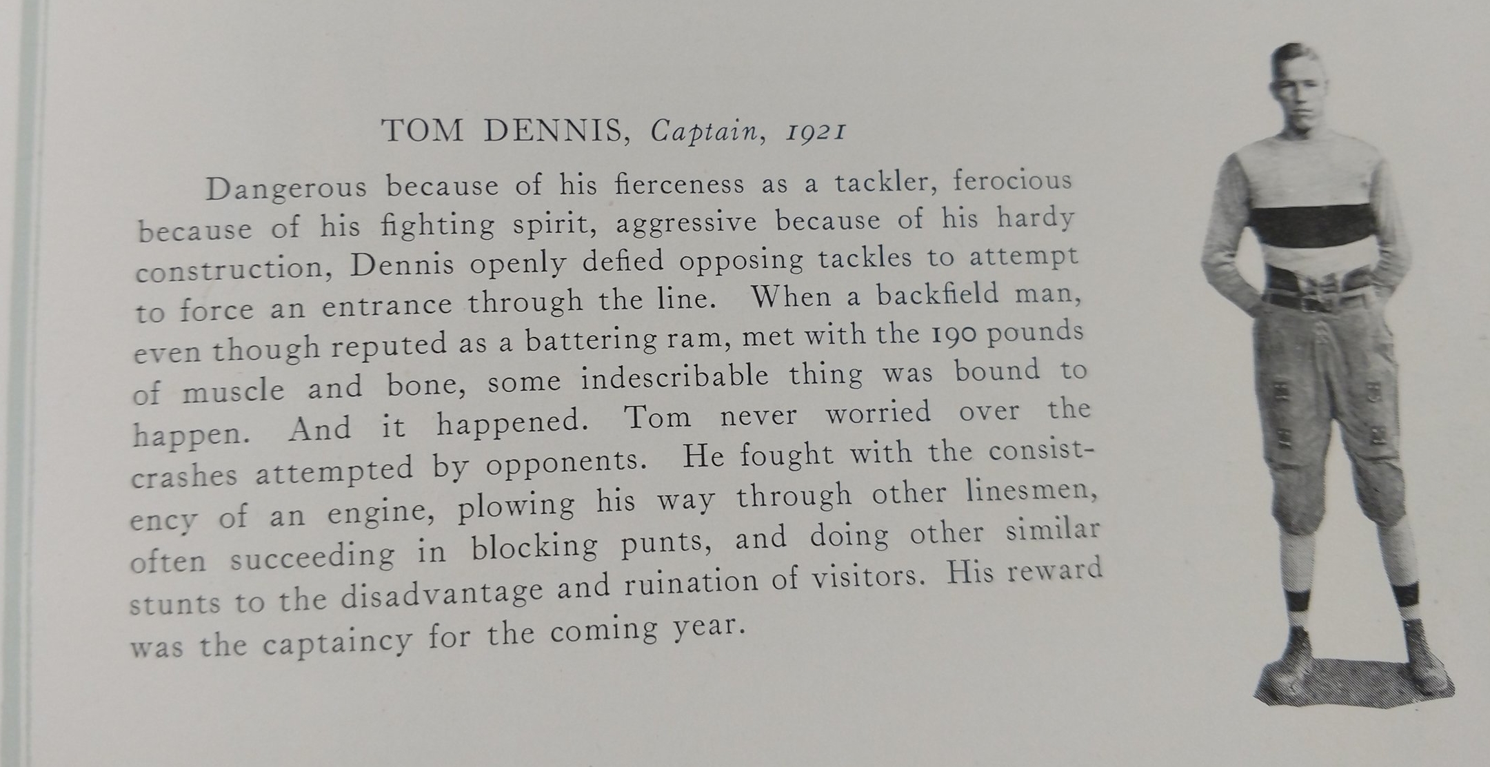 Tom Dennis  captain