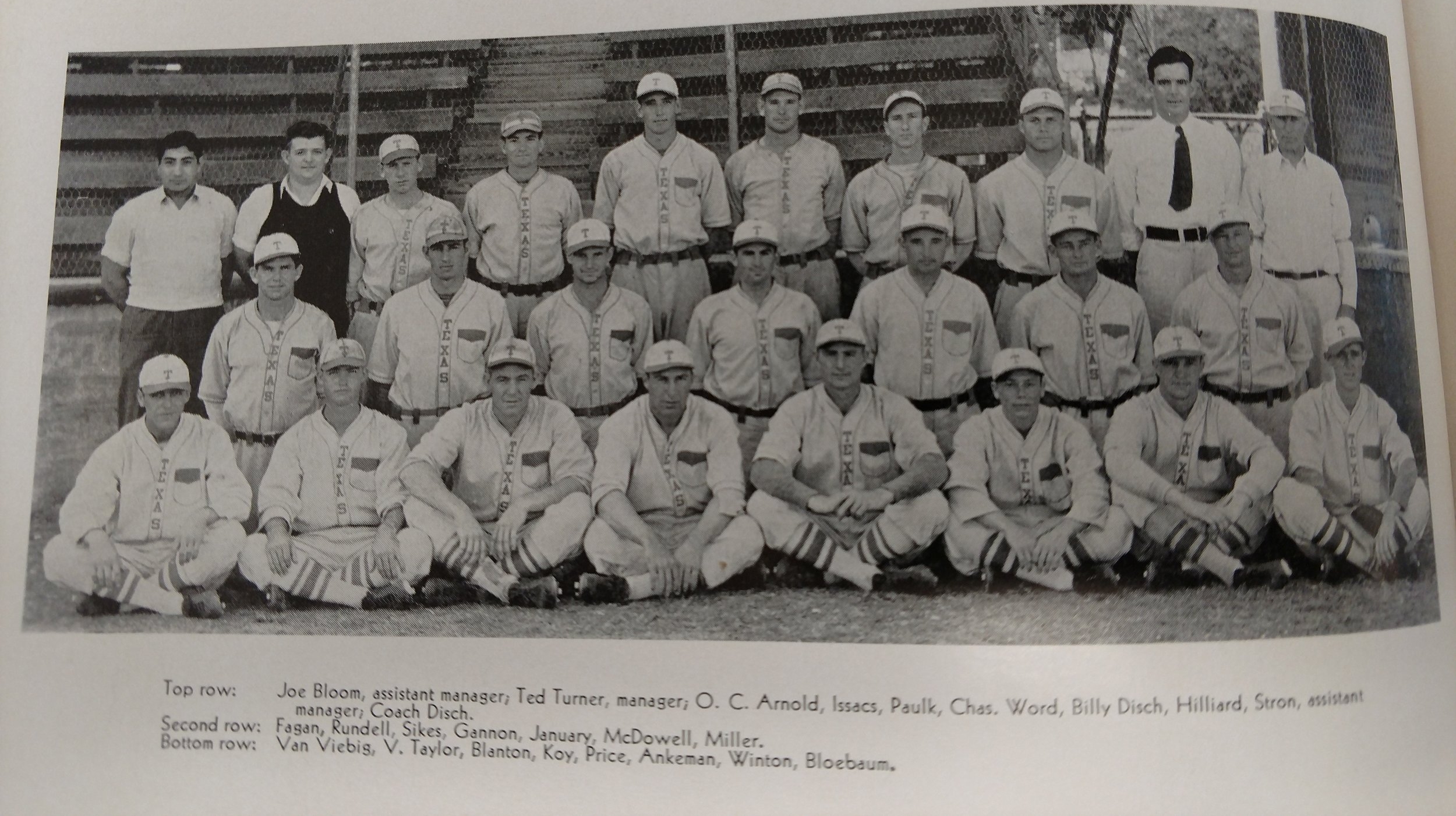1932 baseball team