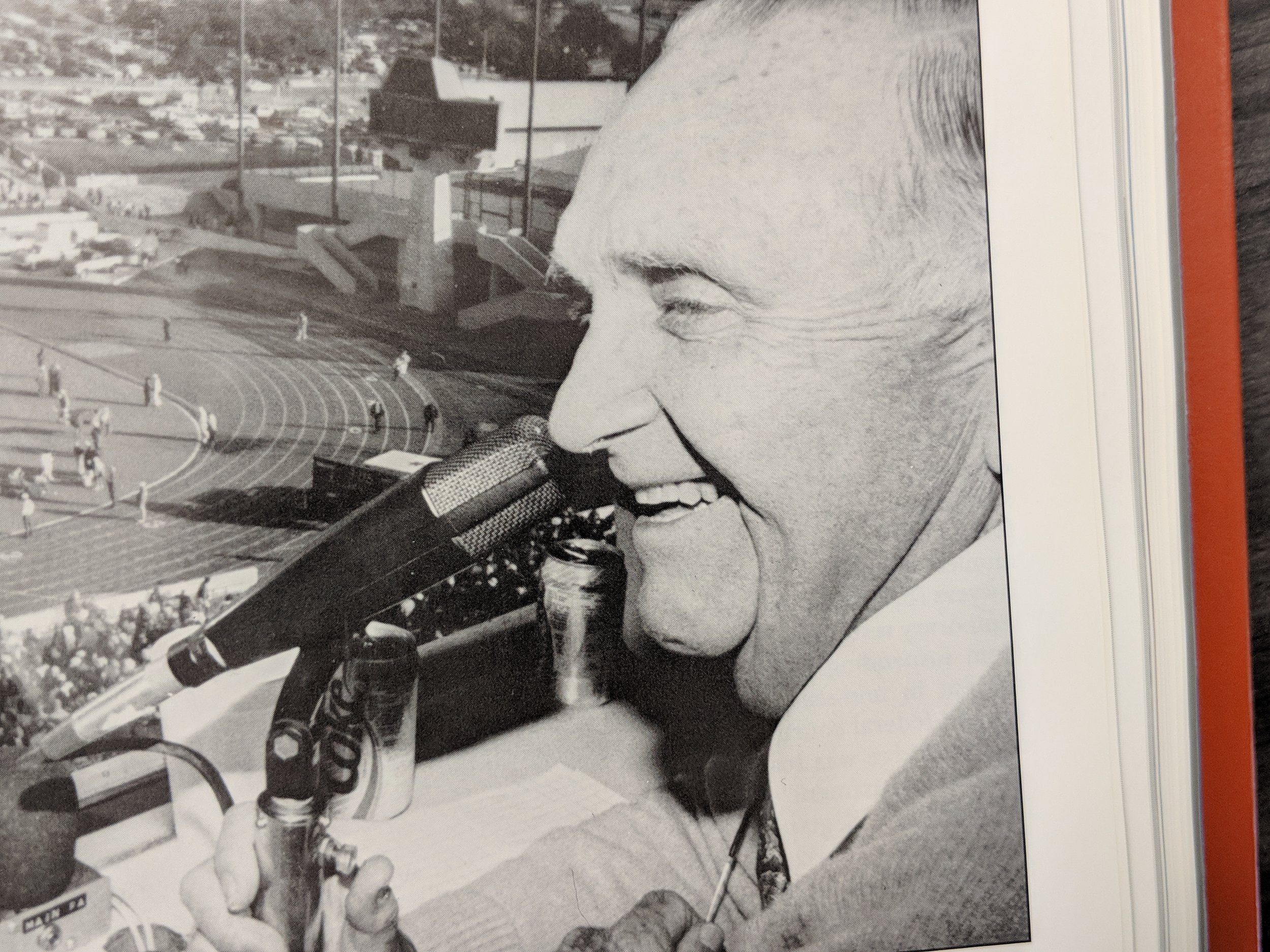 Wally Pryor was a sports announcer for 40 years. 