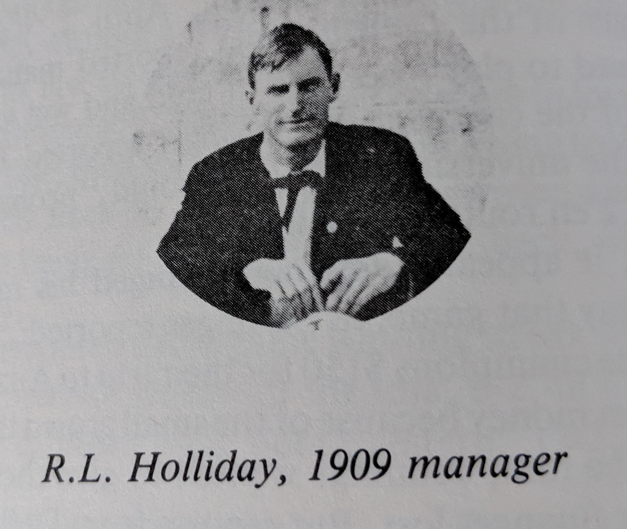  Robert Holliday was the manager and became a member of the U.T. Board of Regents in 1927. 