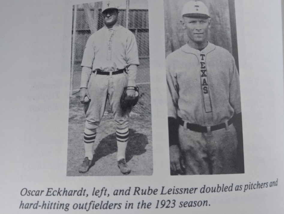 Oscar Eckhardt HOH and Captain Rube Leissner