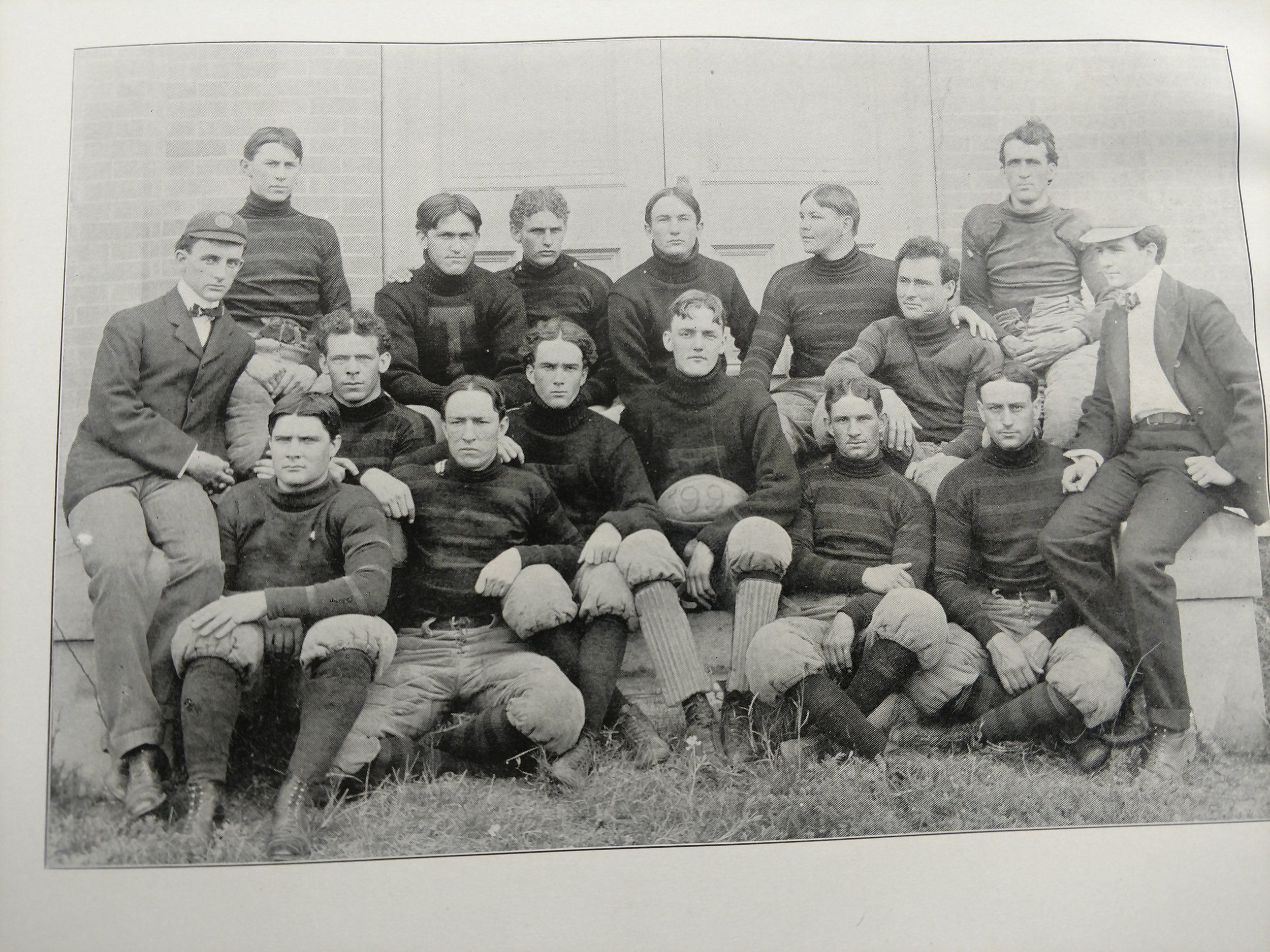 Stewart's grandfather Raymond  on the 1899 team 
