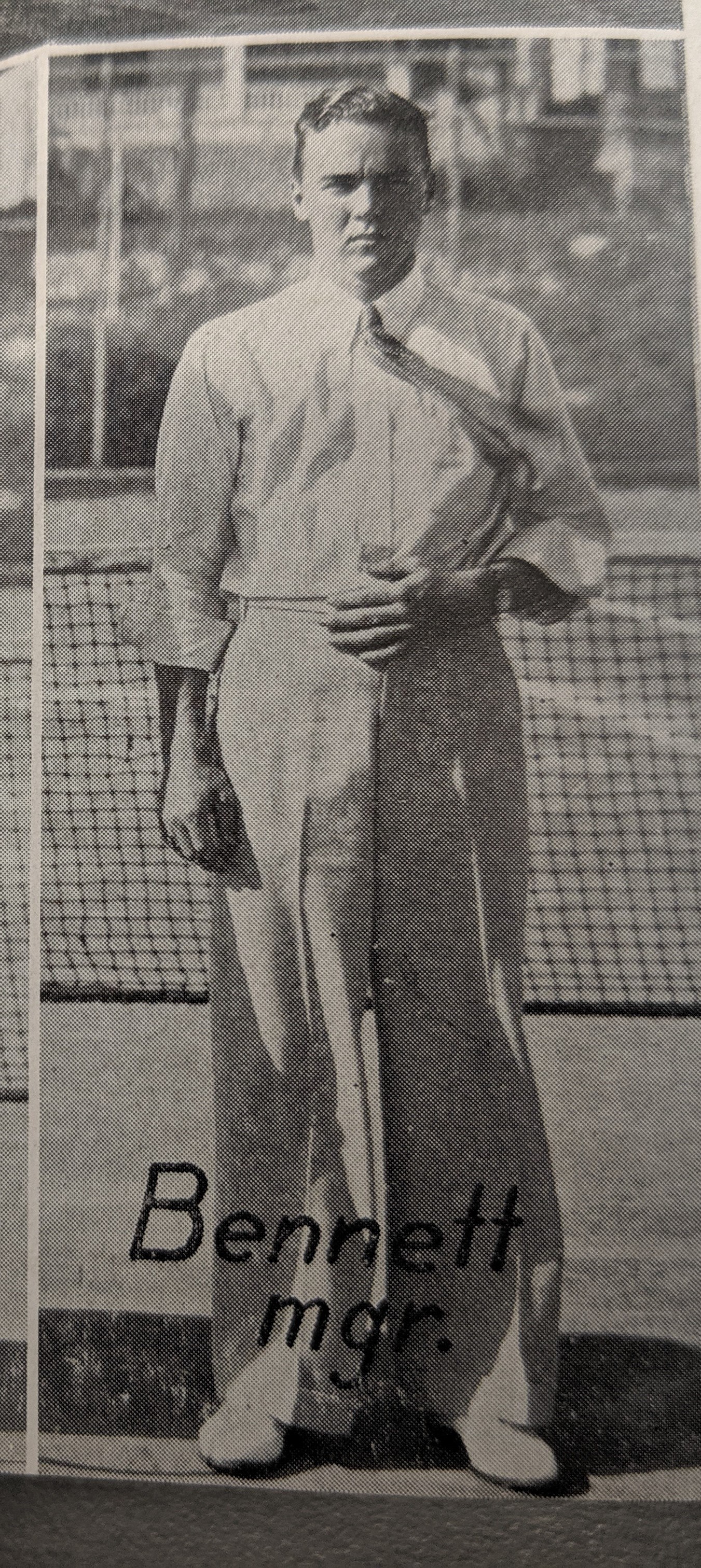 Bennett - manager Tennis