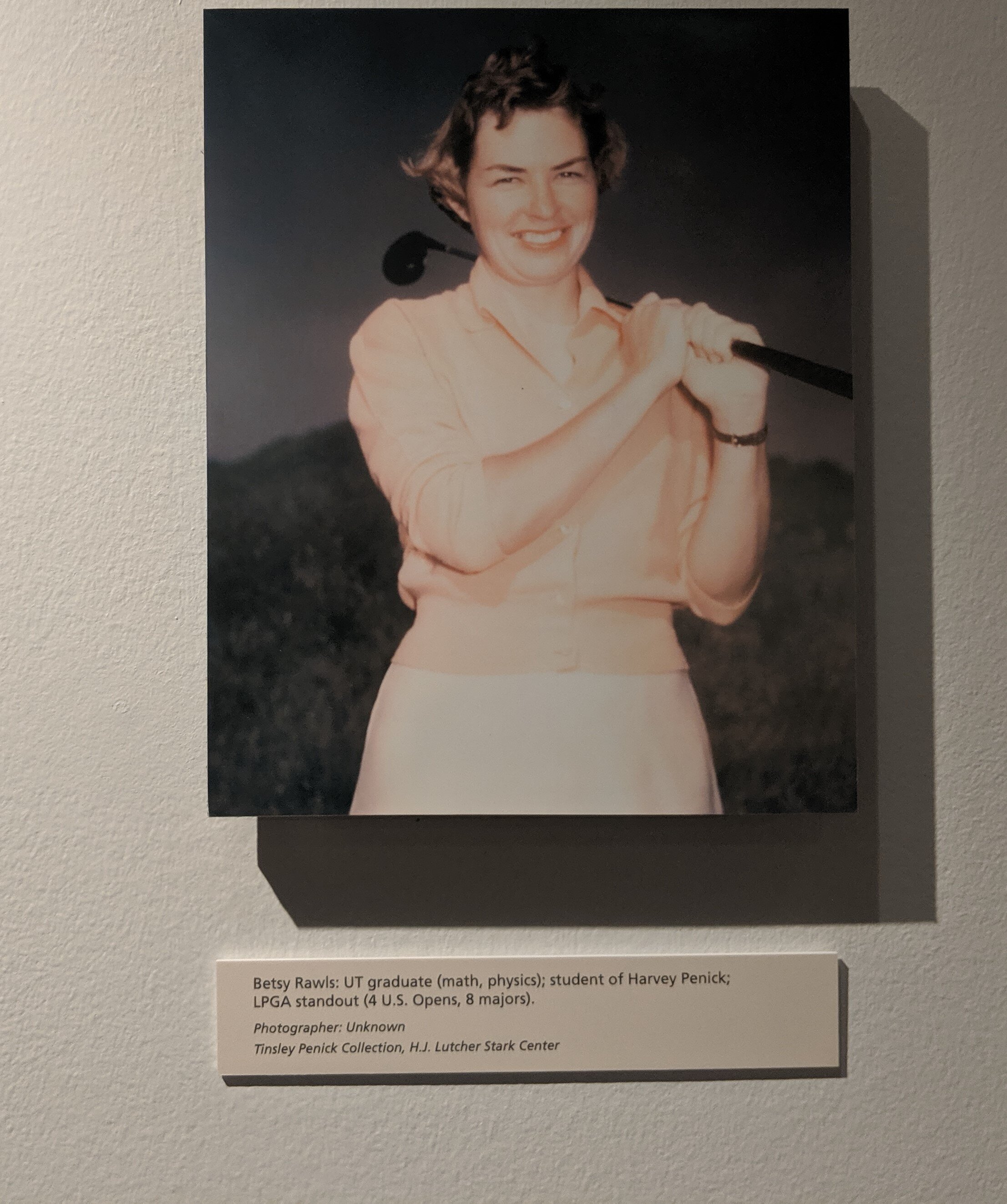  Betsy Rawls is a freshman at Texas and studies physics. Harvey Penick molds her into one of the greatest golfers of all time. Betsy loved Harvey. &nbsp;She said, "his interest in students for their own sake rather than for the sake of his own reflec