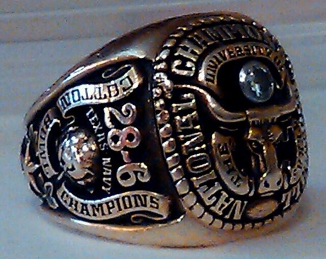 1963 football National Championship ring