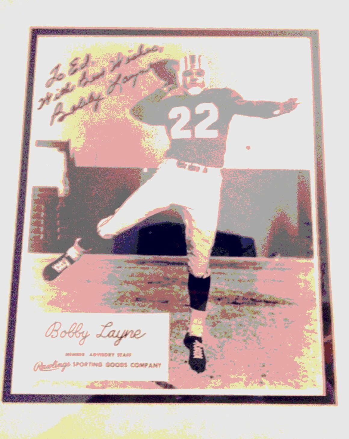  Bobby Layne was the first Longhorn selected for the National Football Foundation College Hall of Fame.  