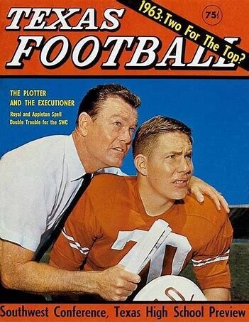  Appleton was UT's first Outland Trophy winner as the nation's top lineman and virtually unstoppable when Texas won all the marbles in '63.  