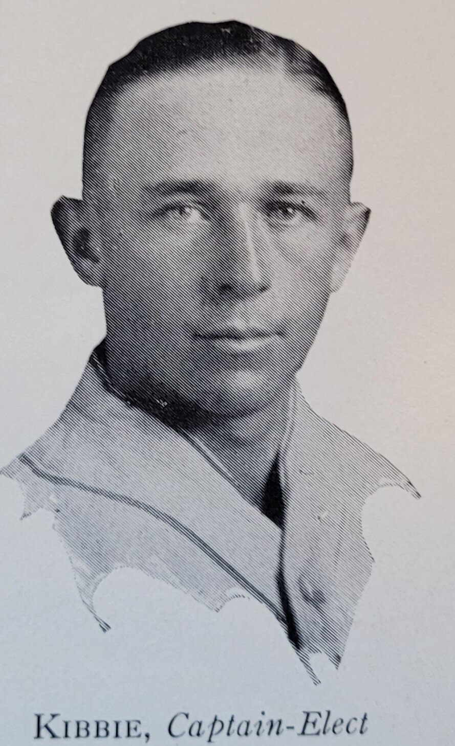 1925 baseball Captain Kibbie