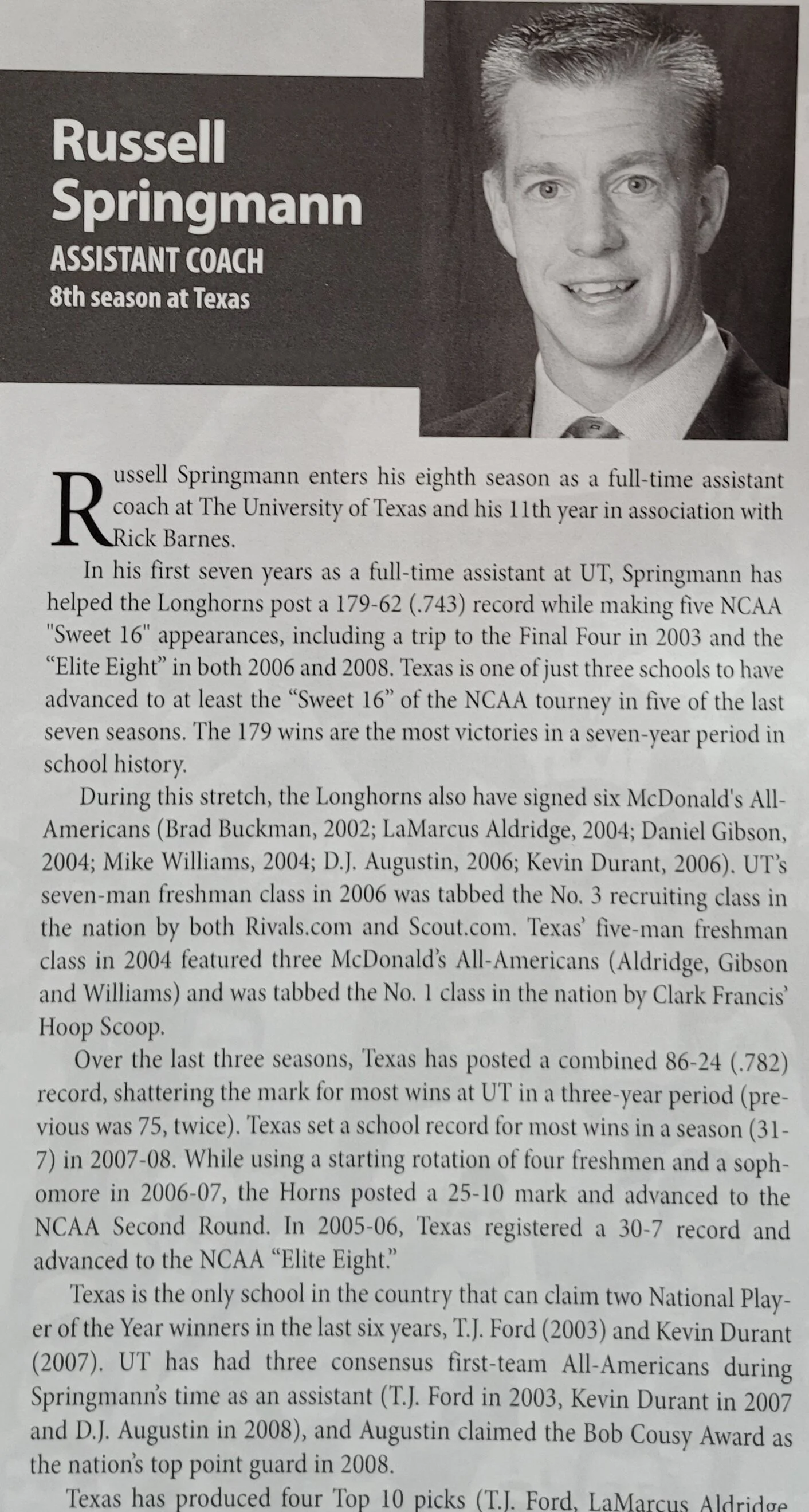 The History of Longhorn Sports