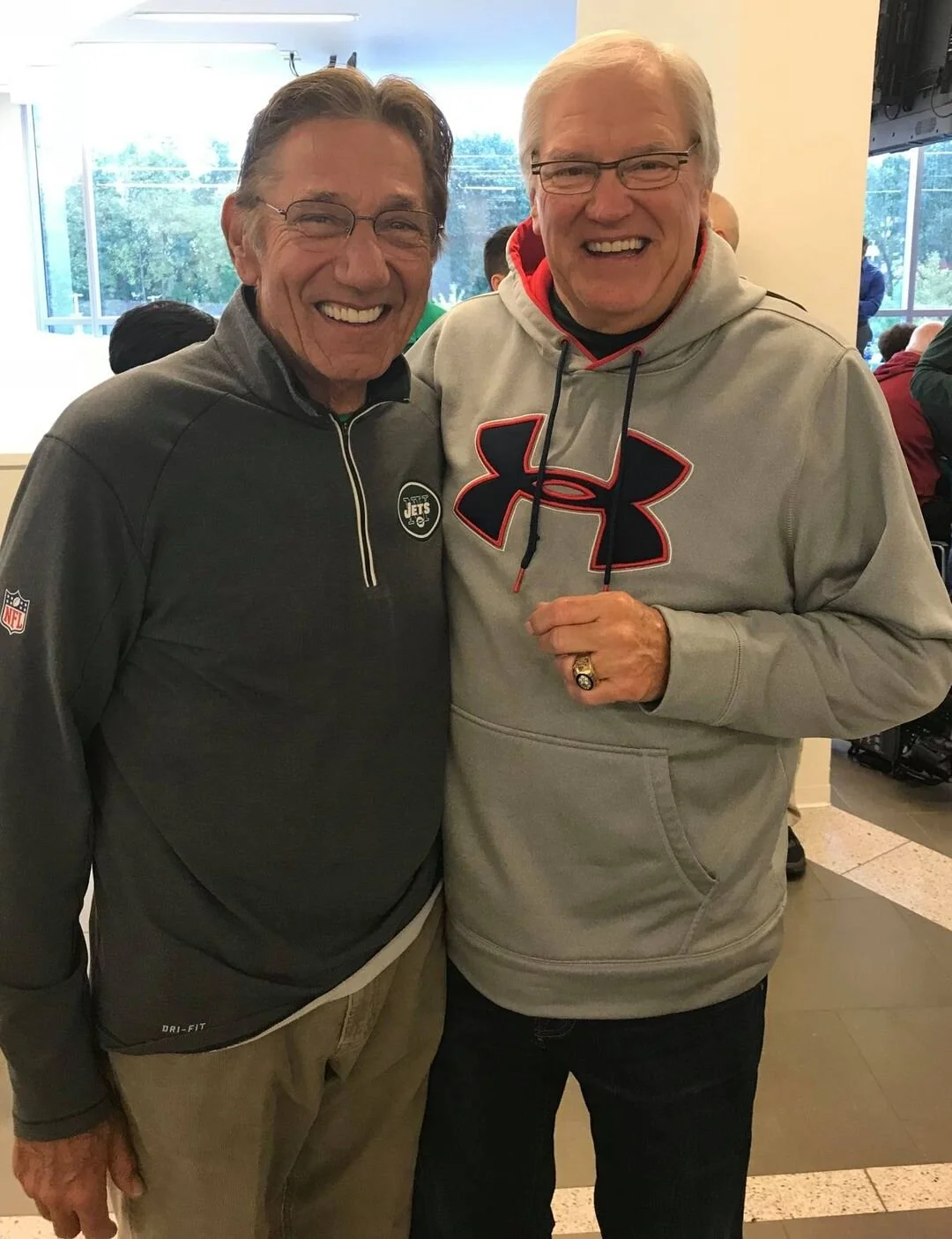 Joe Namath and Pete Lammons