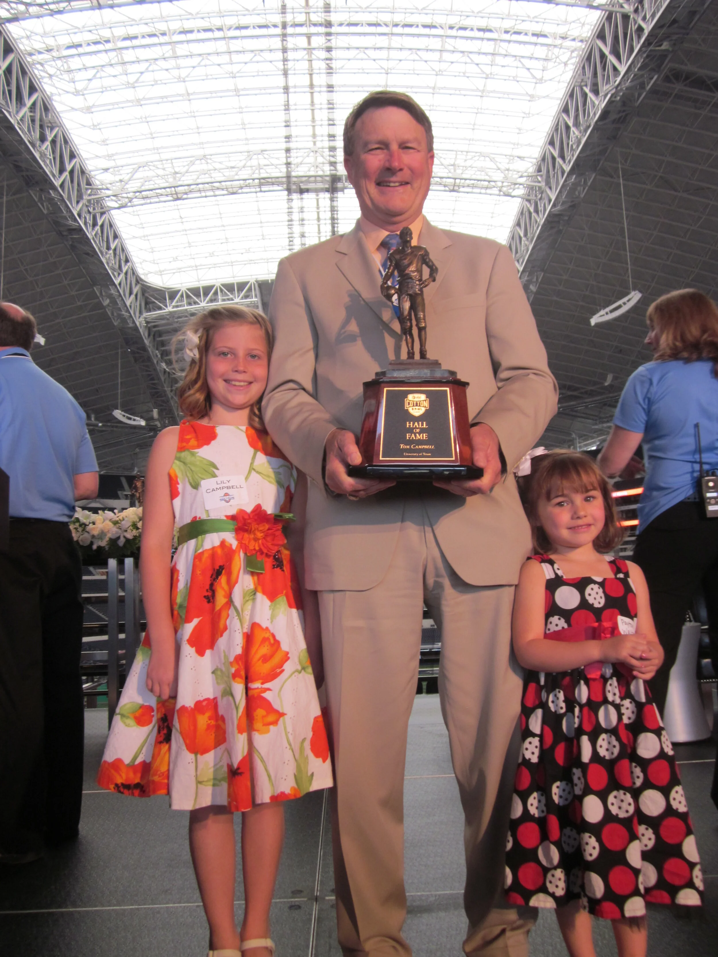 Tom Campbell Cotton Bowl Hall of Fame Recipient