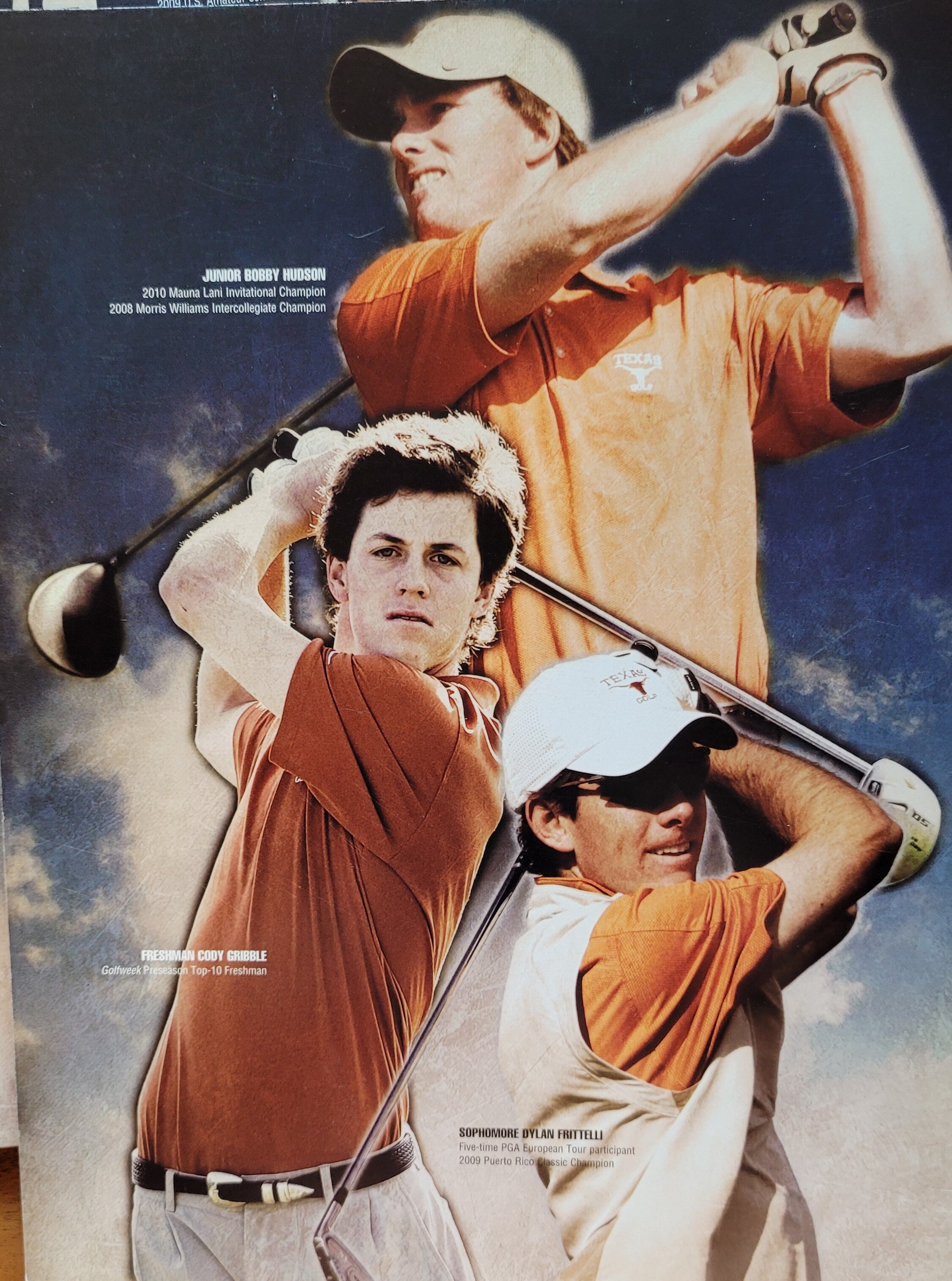 2010 Men's golf Bobby Hudson, Cody Gribble, Dylan Frittelli