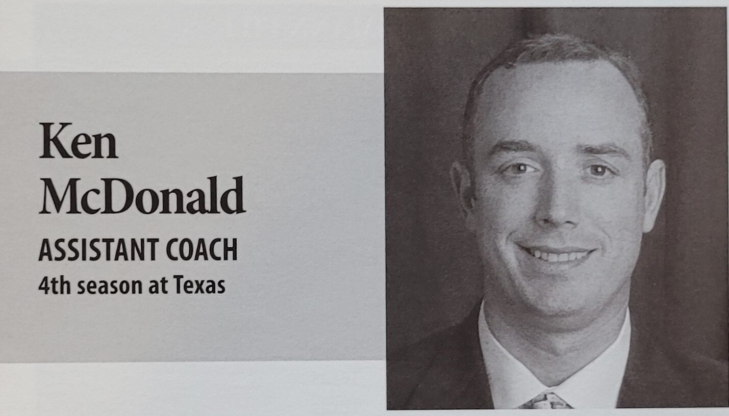 Coach Ken McDonald
