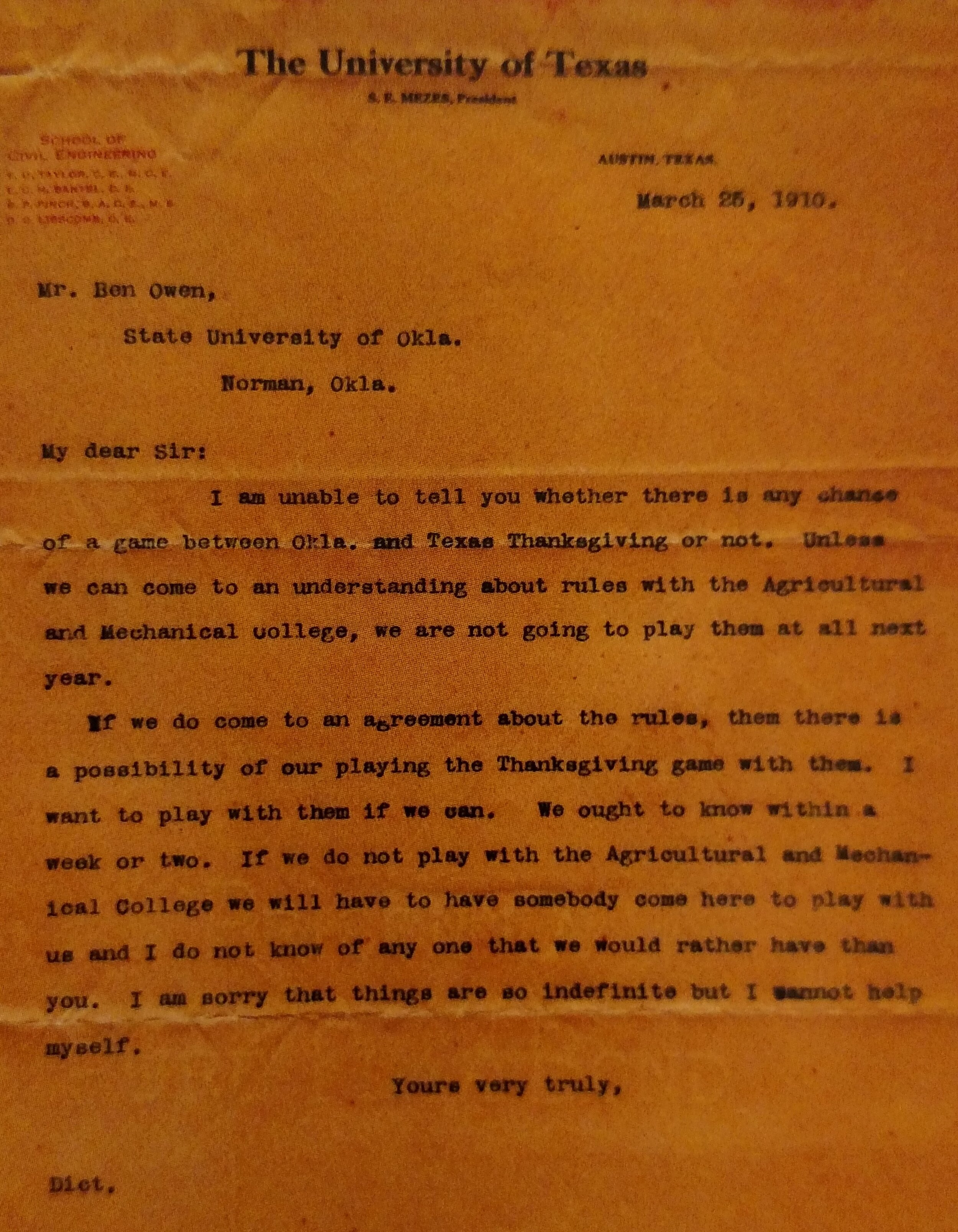 1910 letter OU.jpg