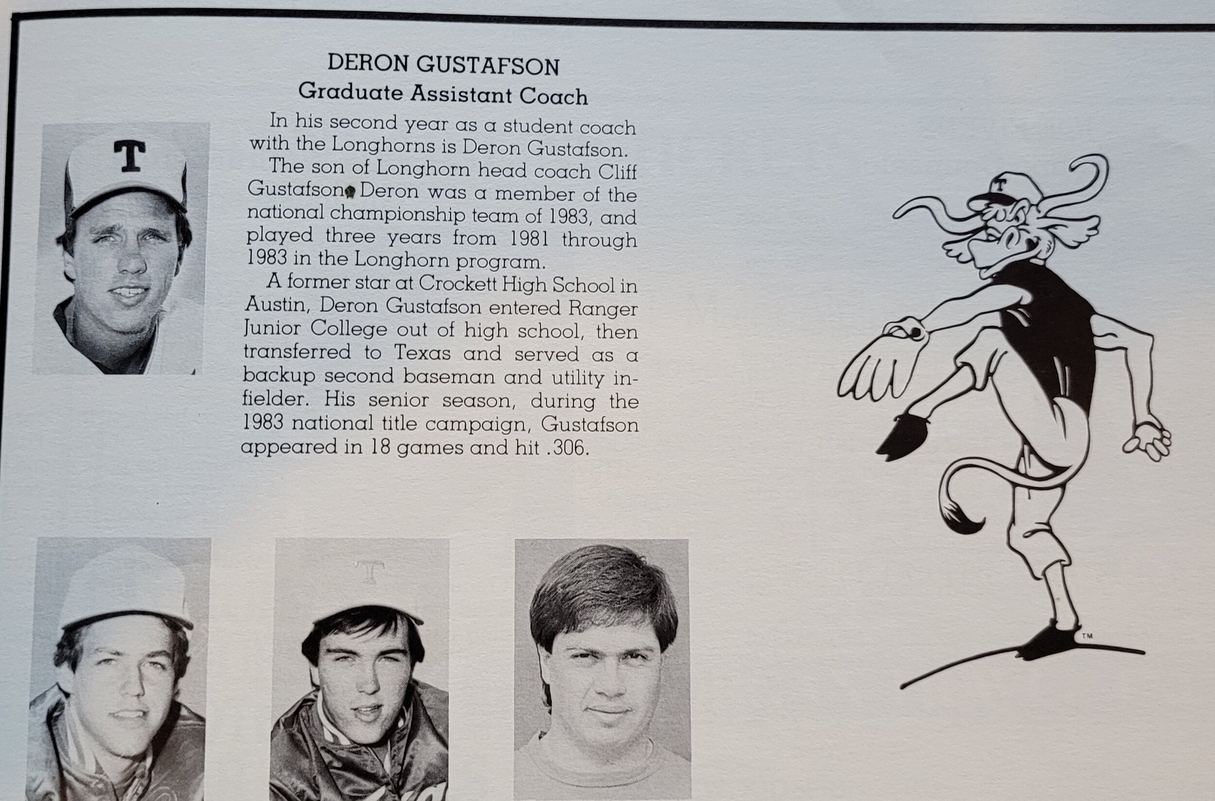 1985 Gus Baseball Deron Gustafson.jpg