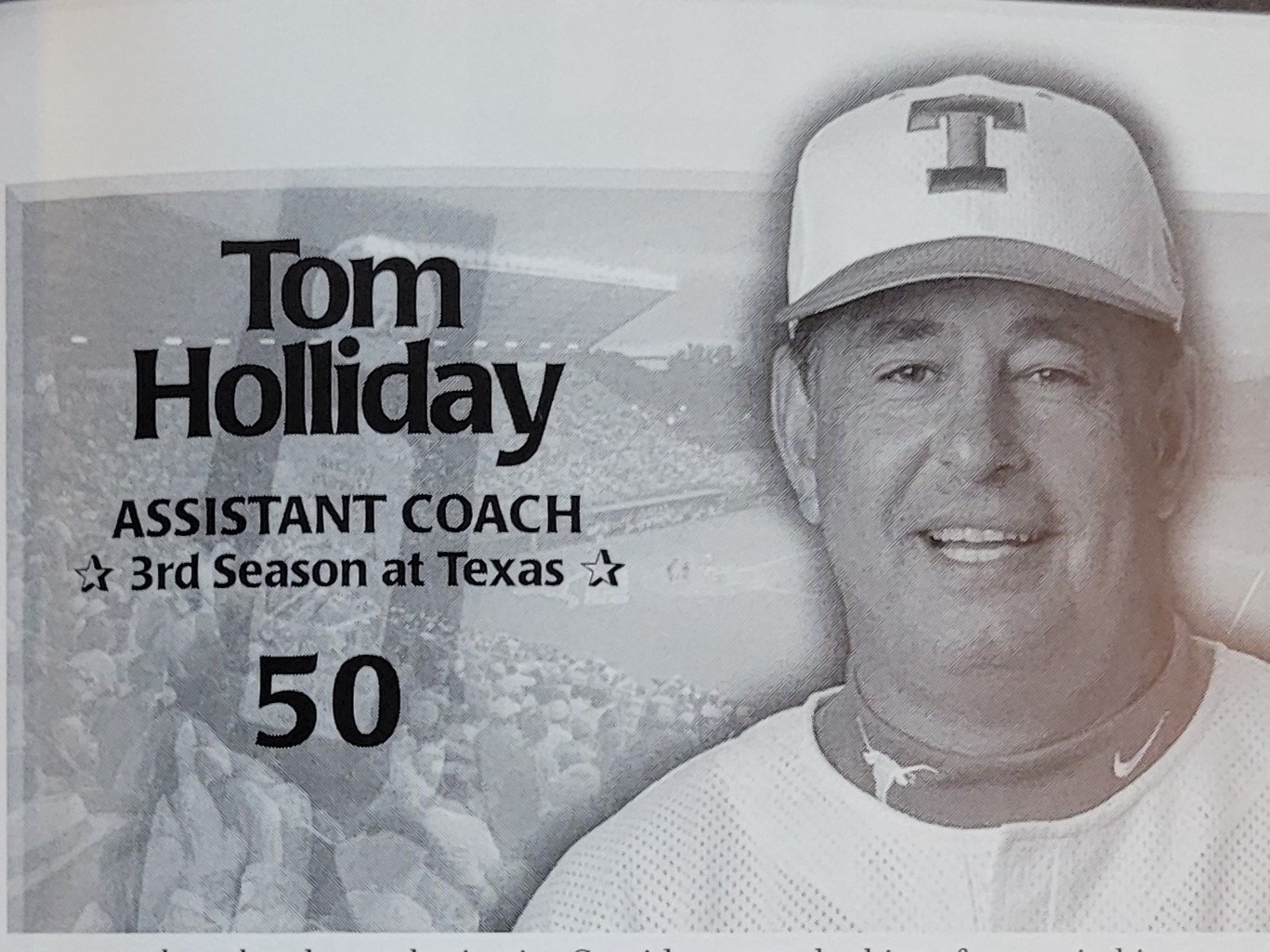 Coach Tom Holliday 