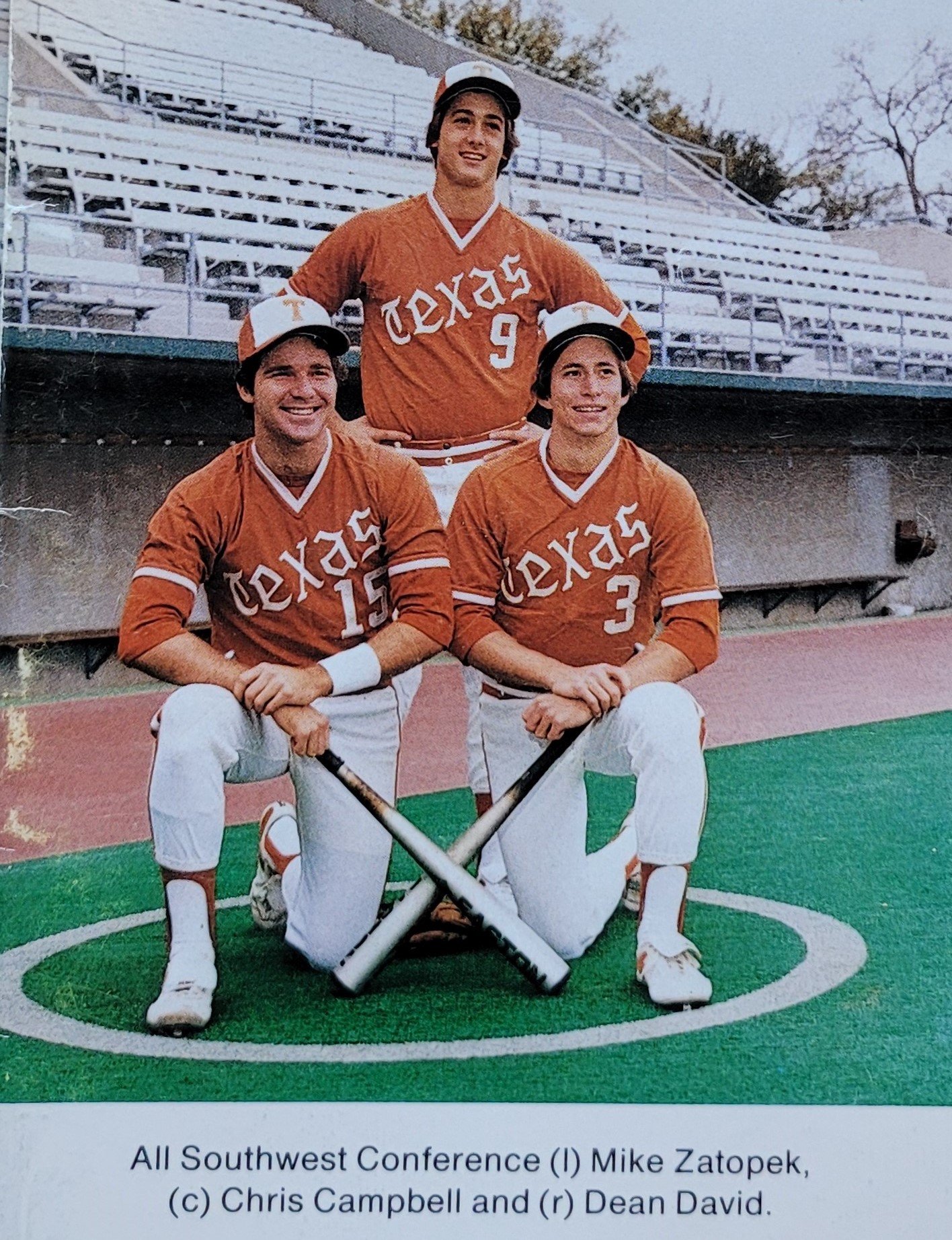 1981 uniforms, caps. bats