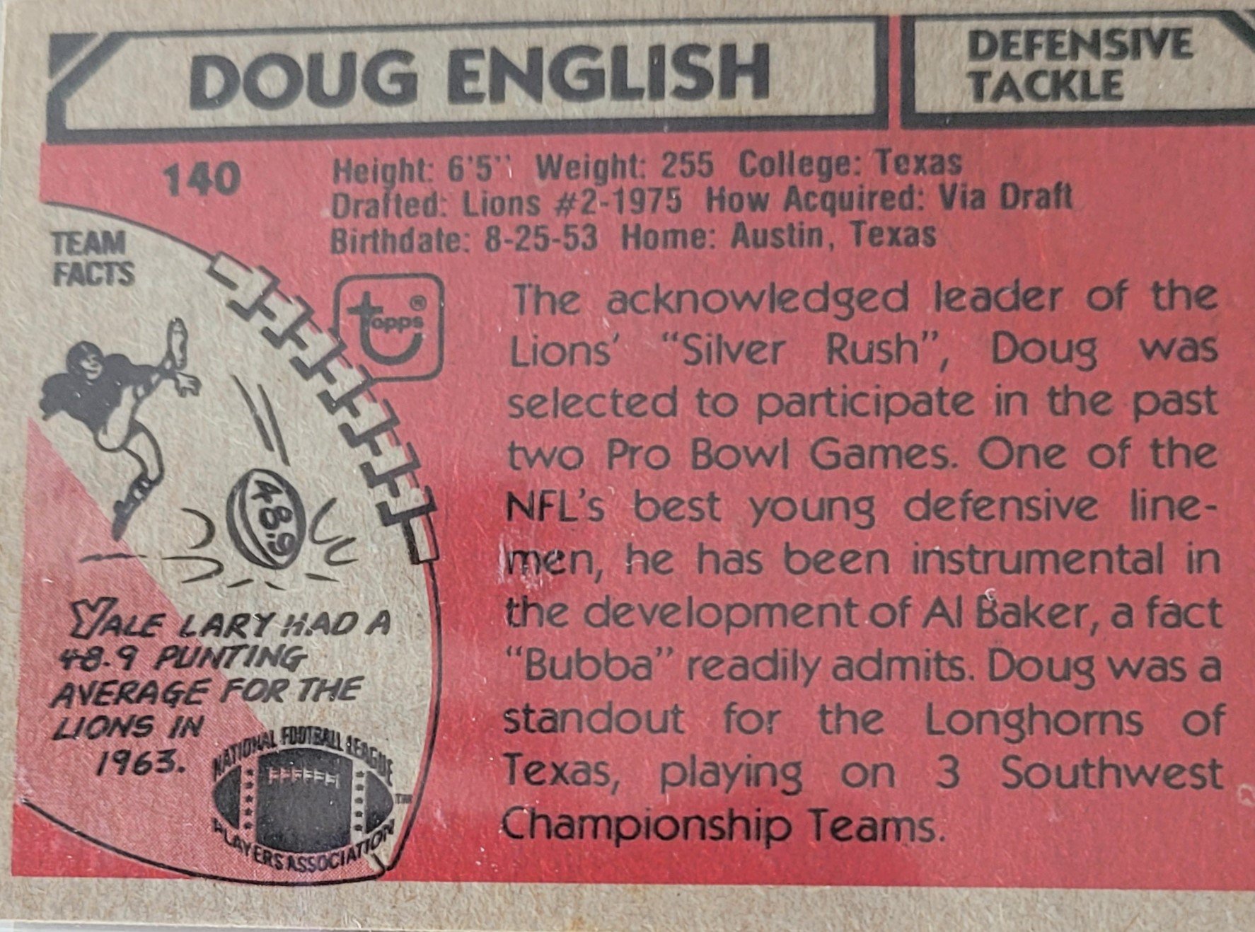1974 Doug English