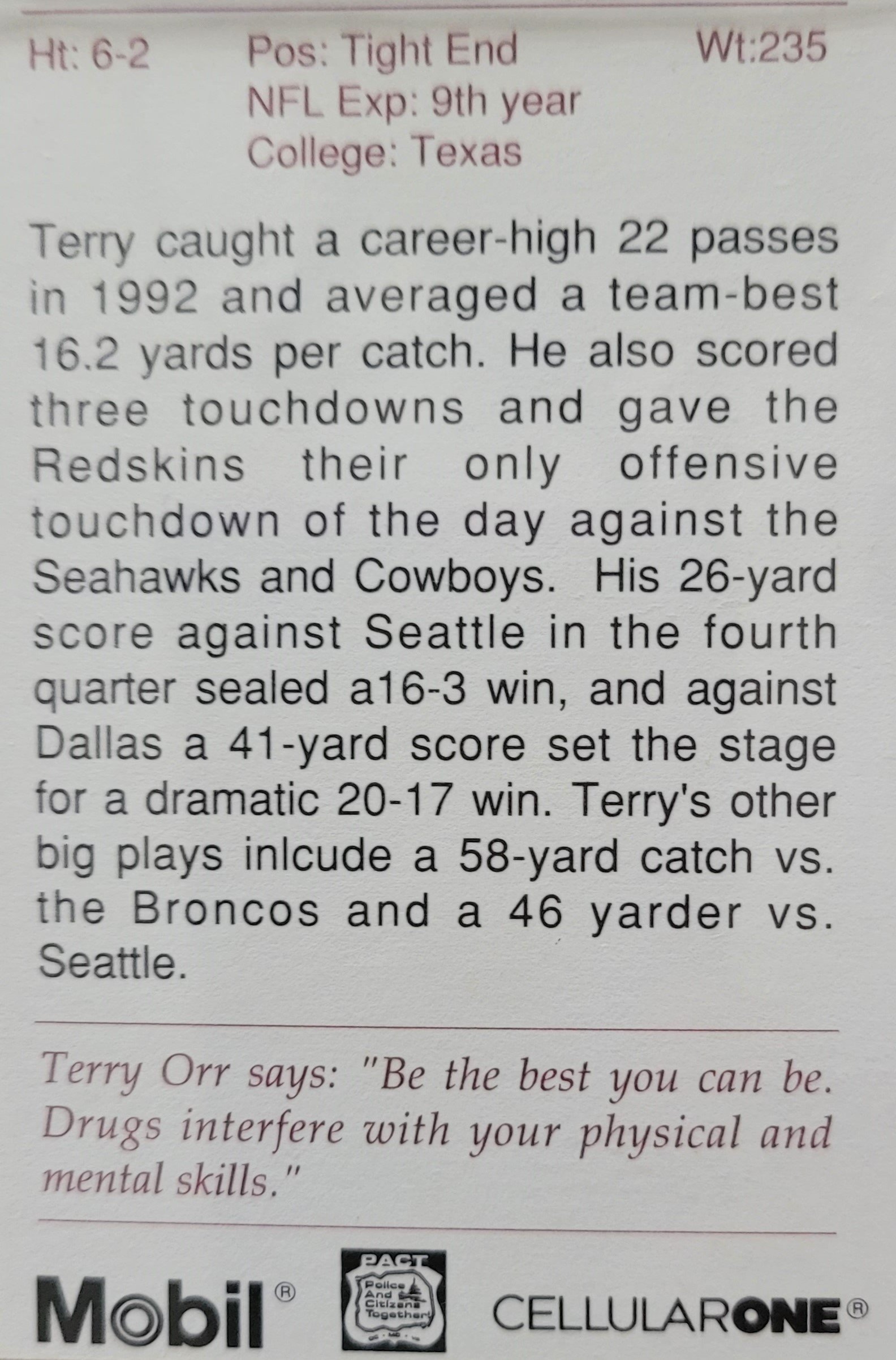 1982 Terry Orr