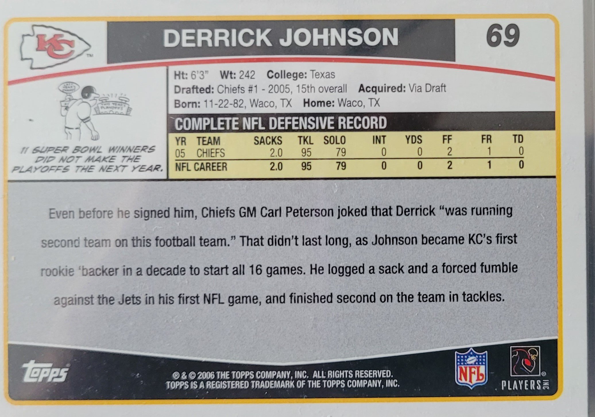 2004 Derrick Johnson 