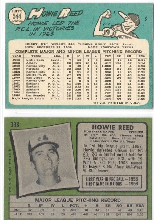 1956 Howie Reed baseball card.jpg