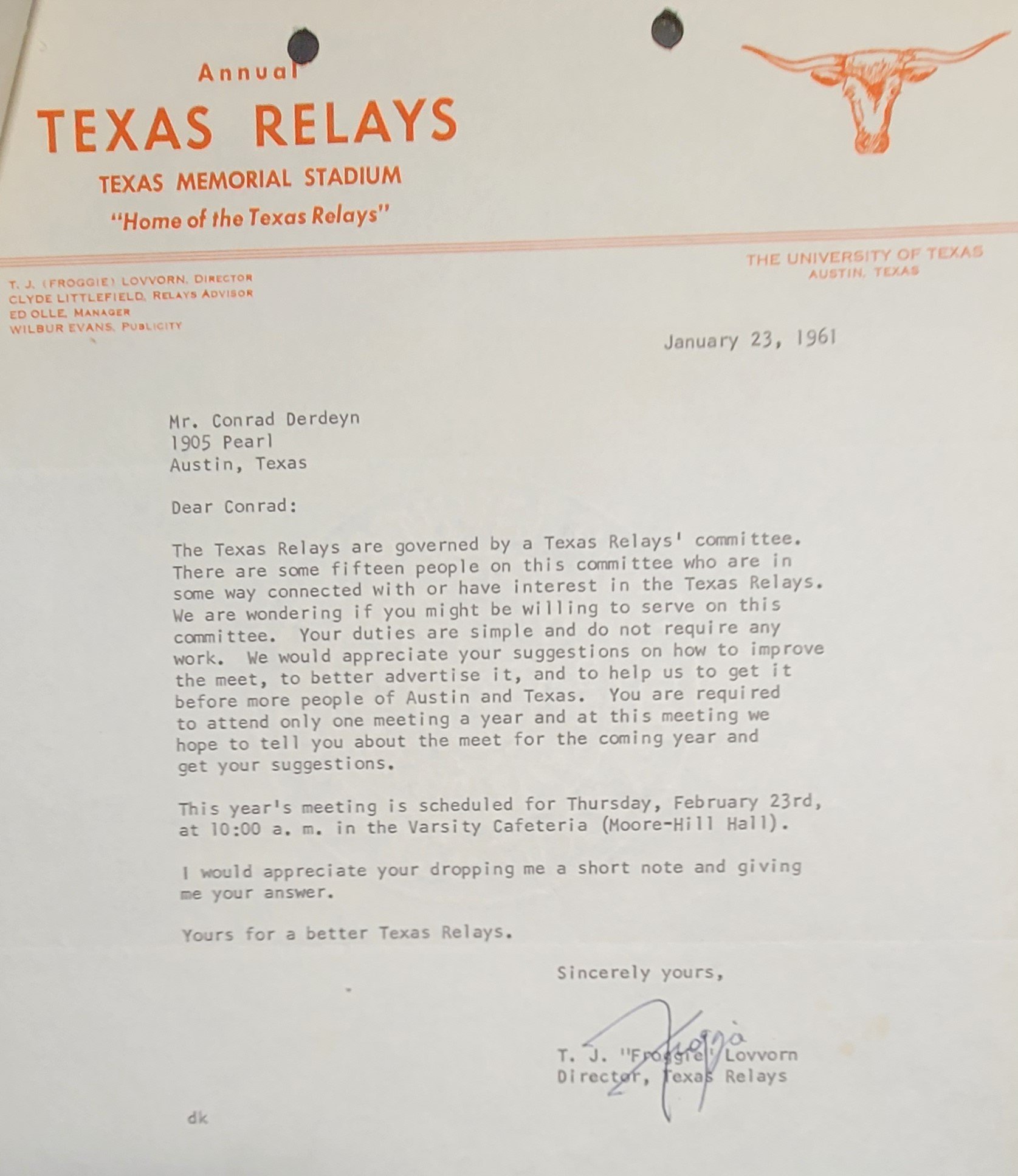 1961 Texas relay committe invitation Conrad  (13).jpg